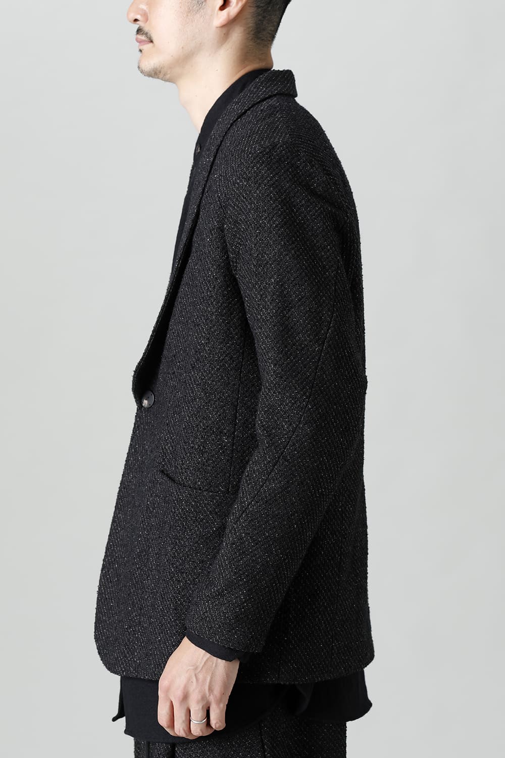 ジャケット シルクミックスジャガード