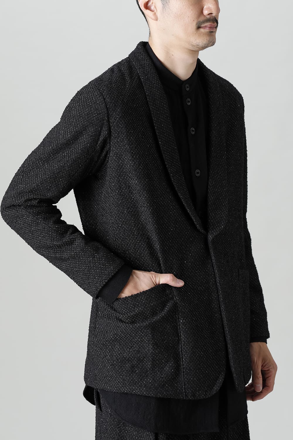 ジャケット シルクミックスジャガード