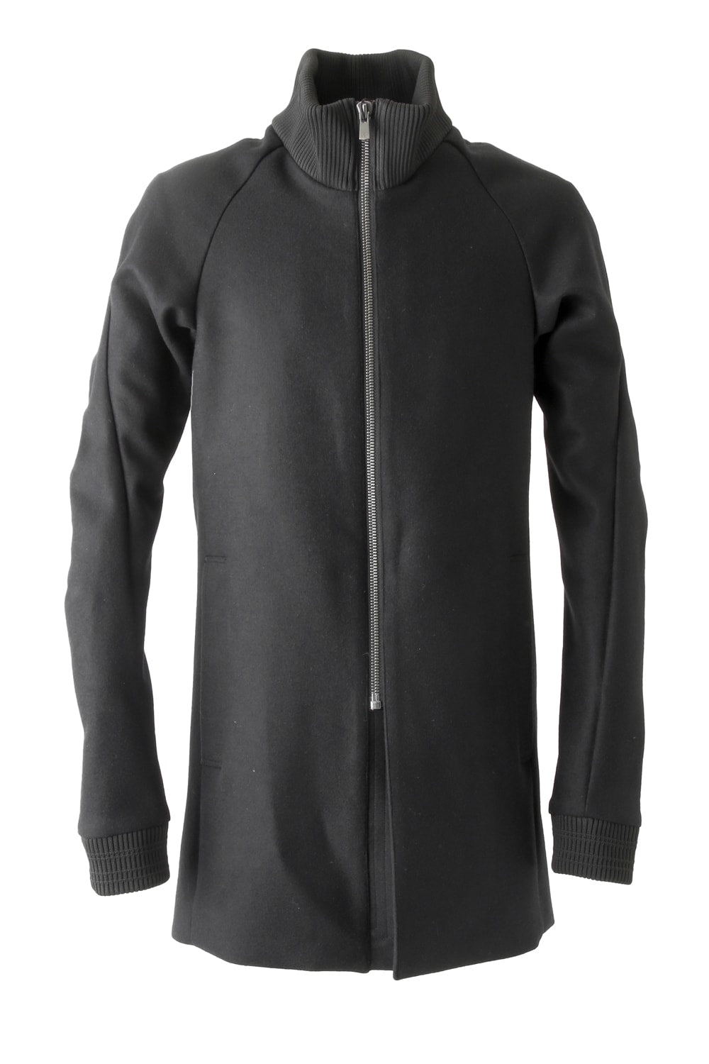 Rib Coat Cashmere Melton