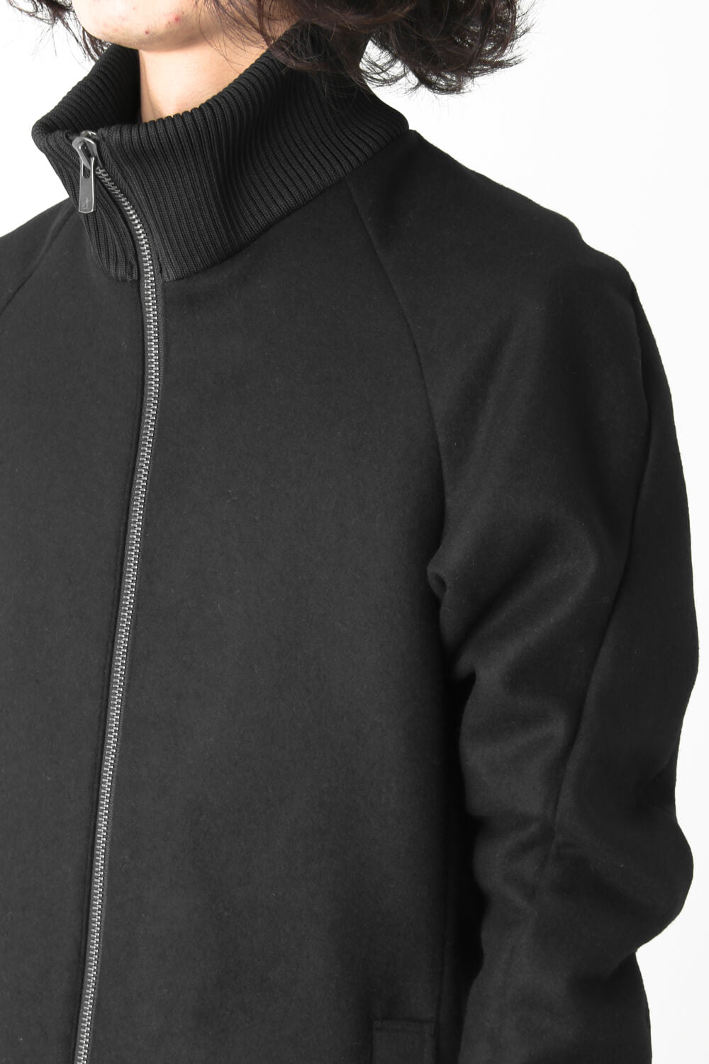 Rib Coat Cashmere Melton