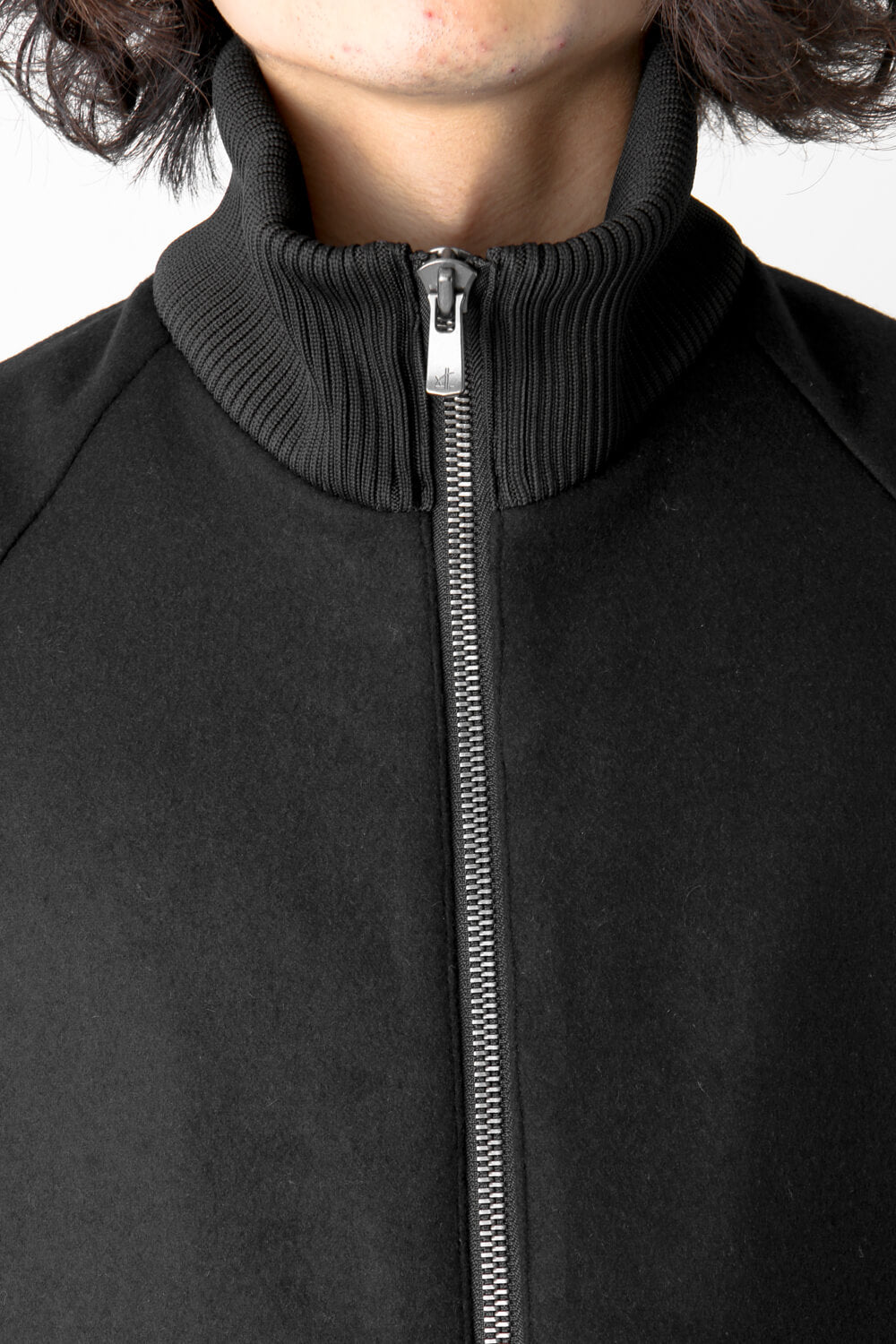 Rib Coat Cashmere Melton