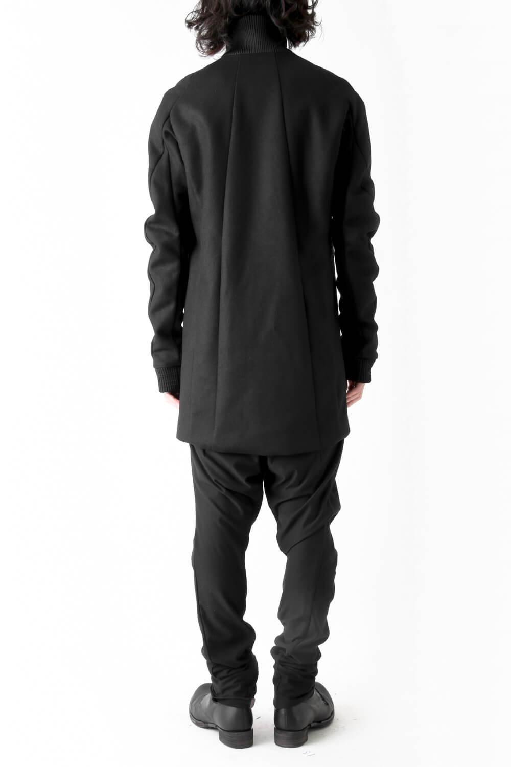 Rib Coat Cashmere Melton