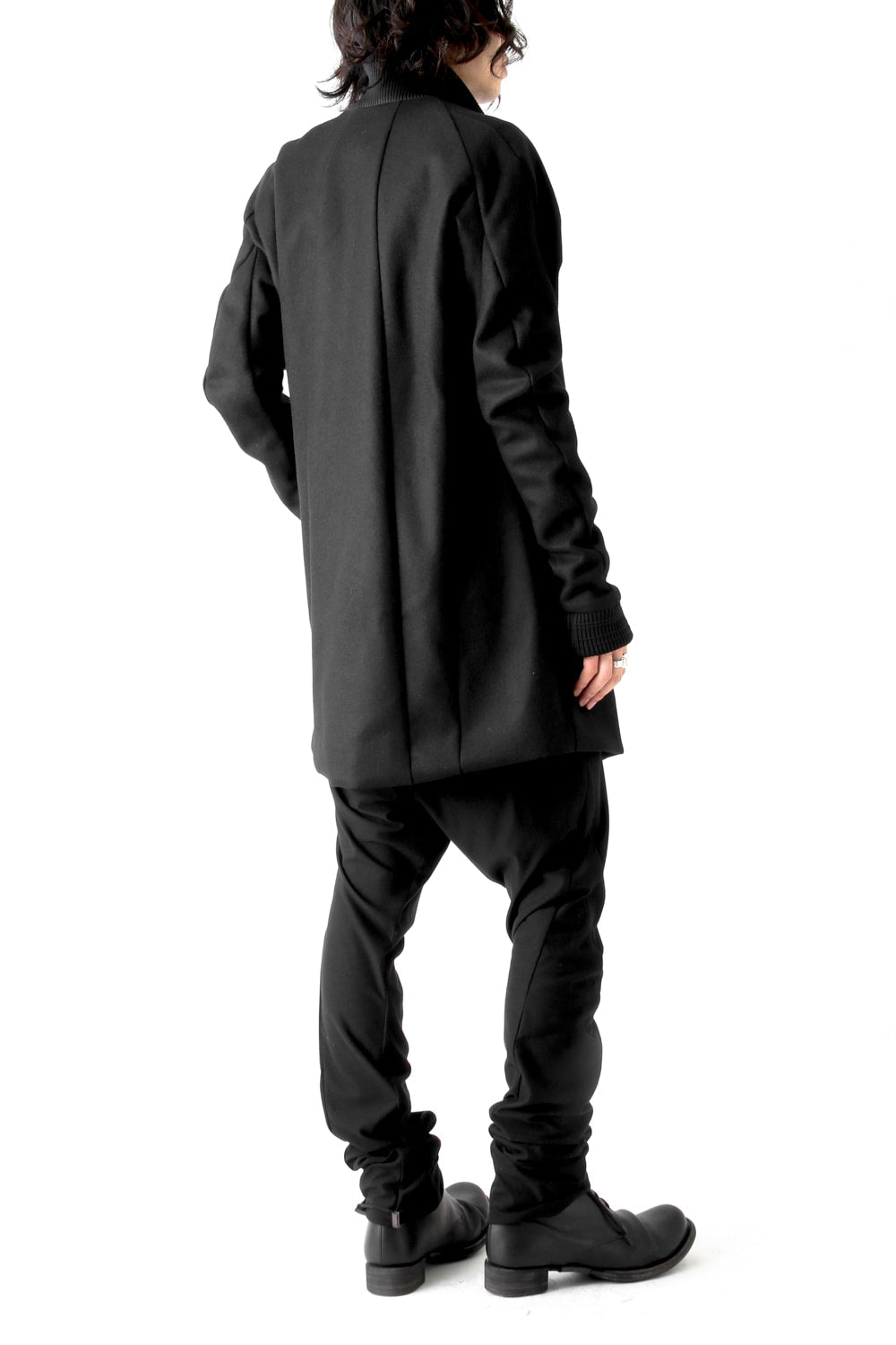 Rib Coat Cashmere Melton