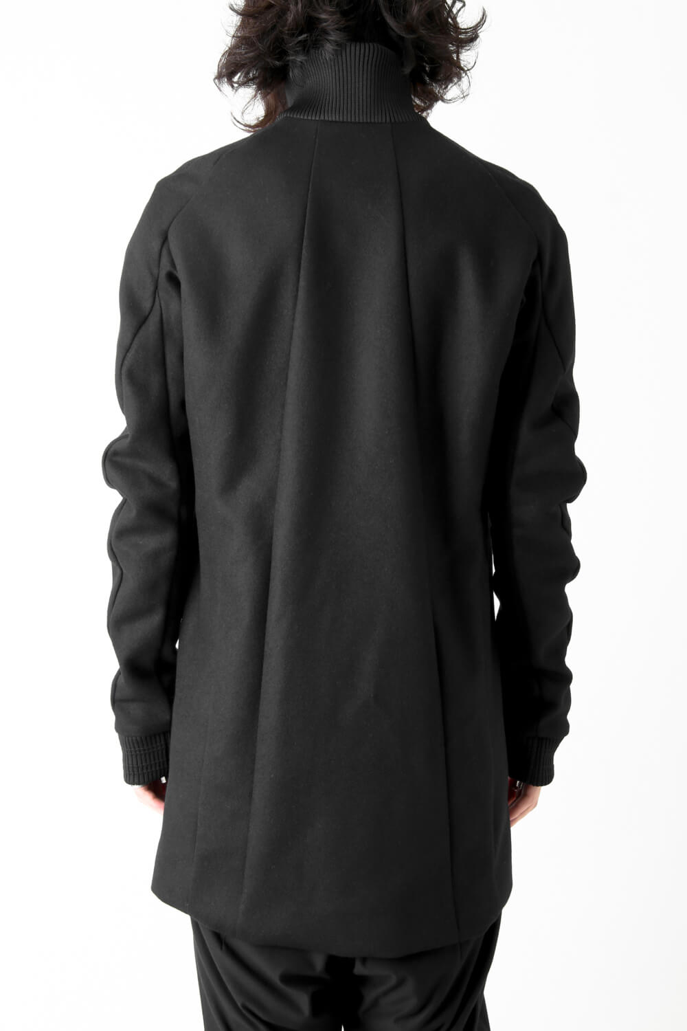 Rib Coat Cashmere Melton