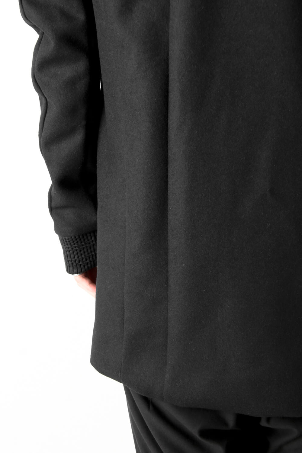 Rib Coat Cashmere Melton