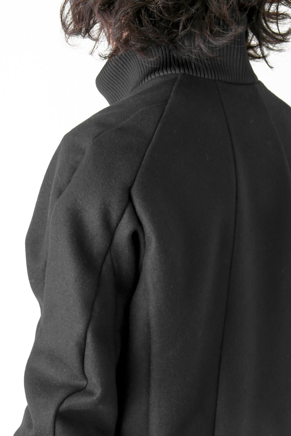 Rib Coat Cashmere Melton