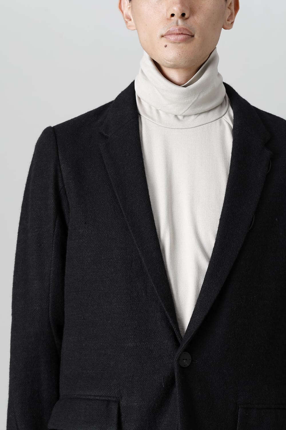 Jacket brushed cashgora linen