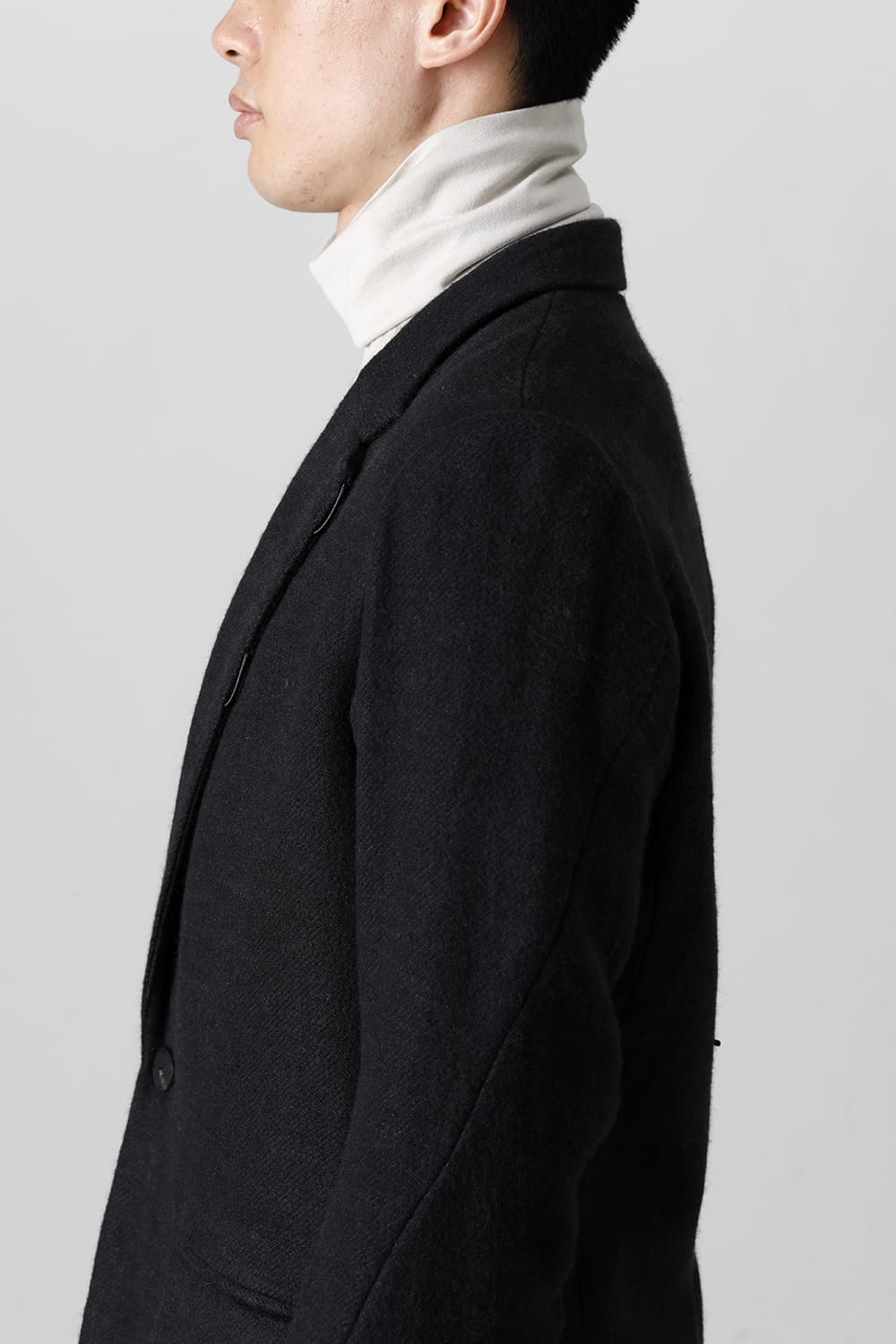 Jacket brushed cashgora linen