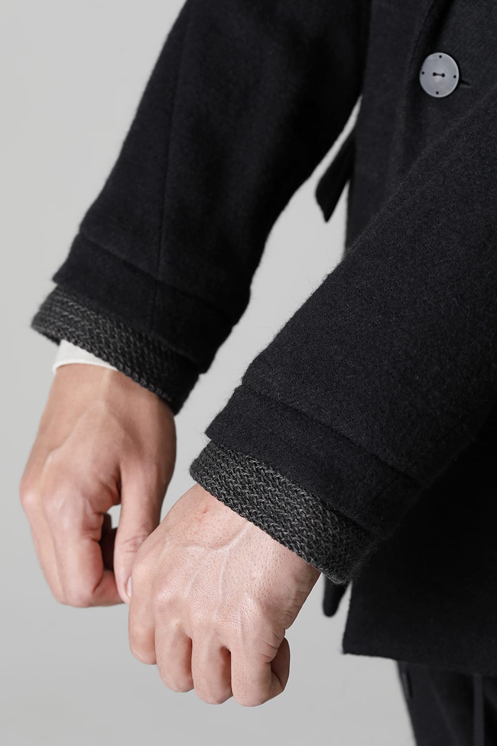 Jacket brushed cashgora linen