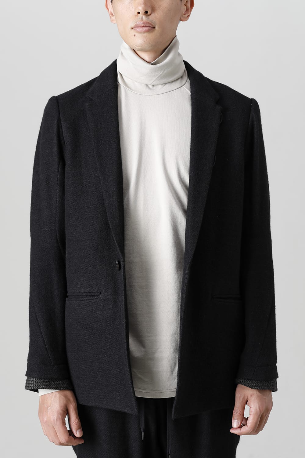 Jacket brushed cashgora linen