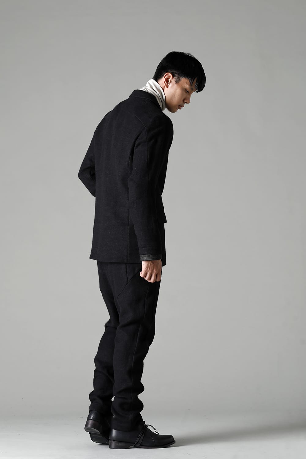 Jacket brushed cashgora linen