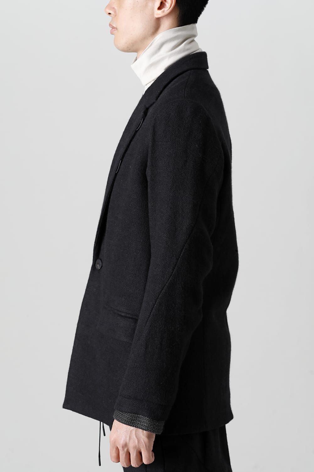 Jacket brushed cashgora linen