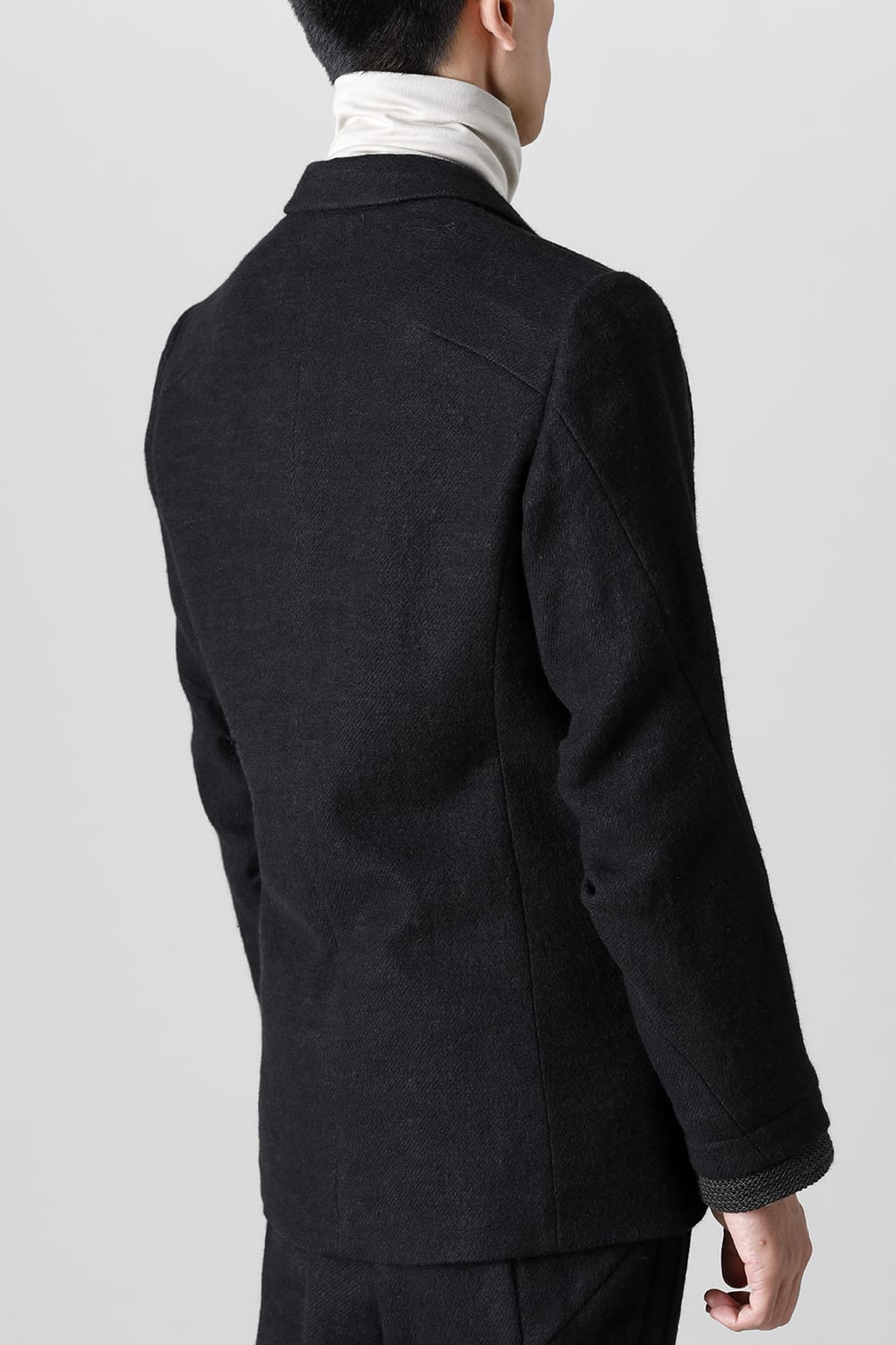 Jacket brushed cashgora linen