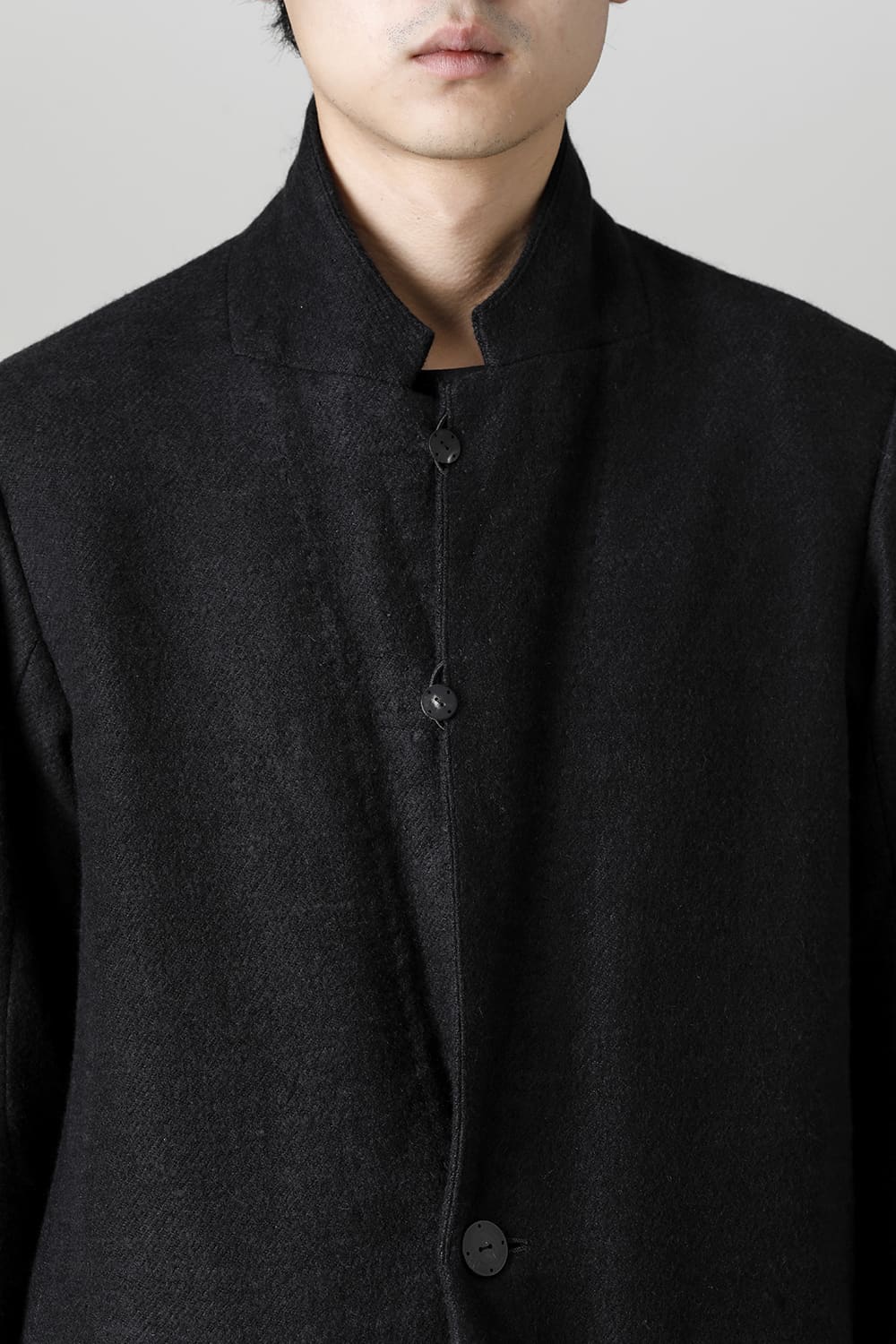 Jacket brushed cashgora linen