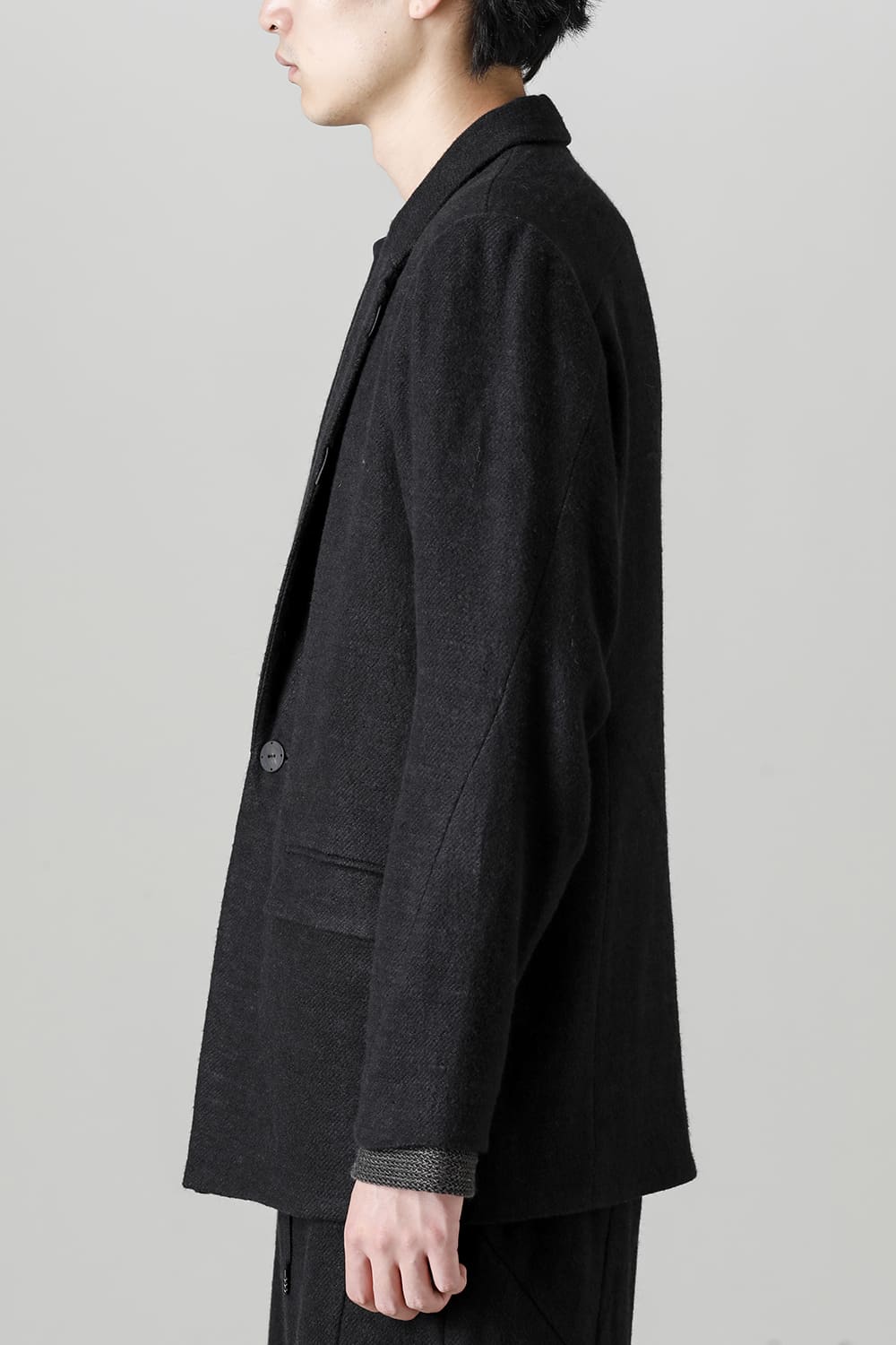 Jacket brushed cashgora linen