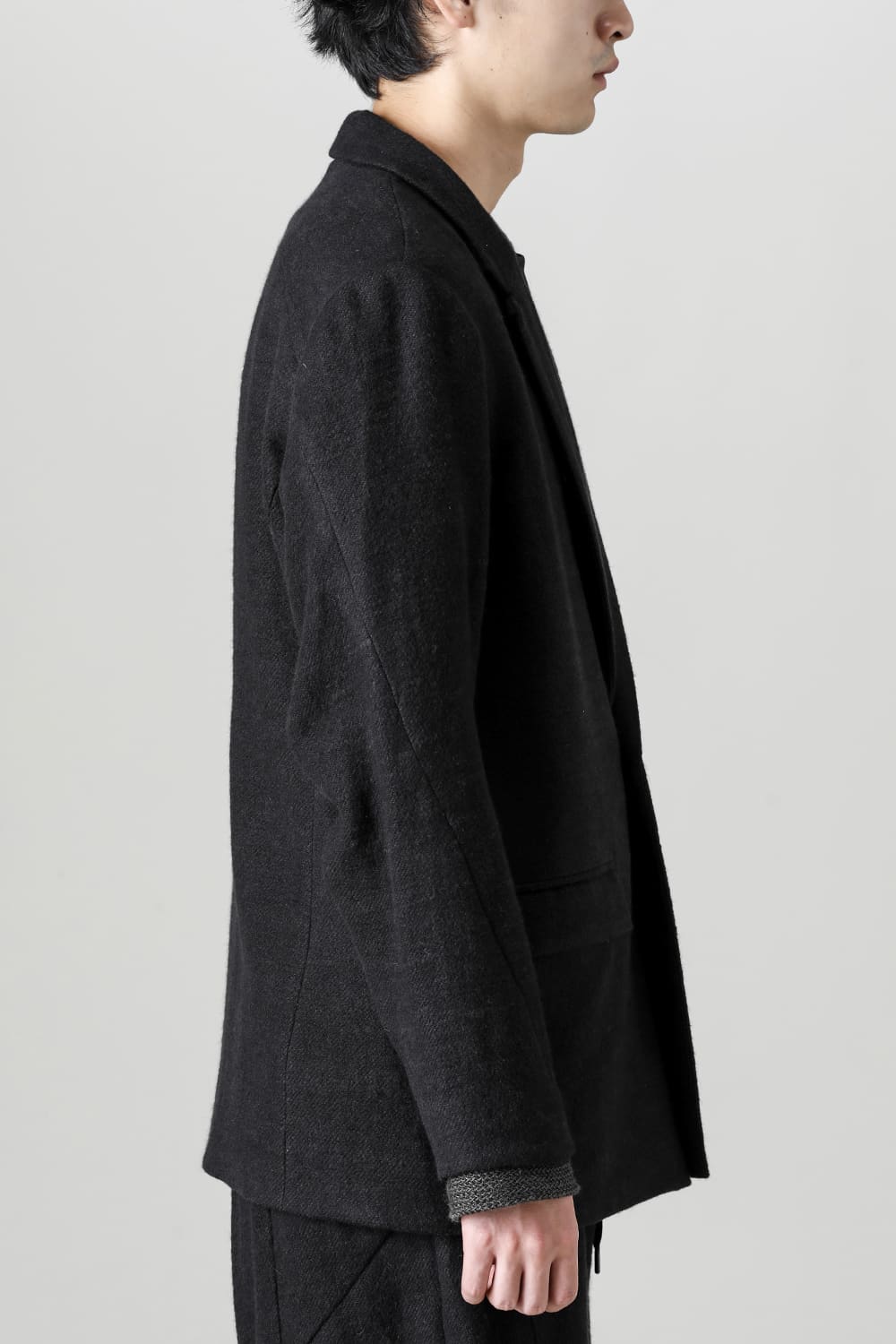 Jacket brushed cashgora linen