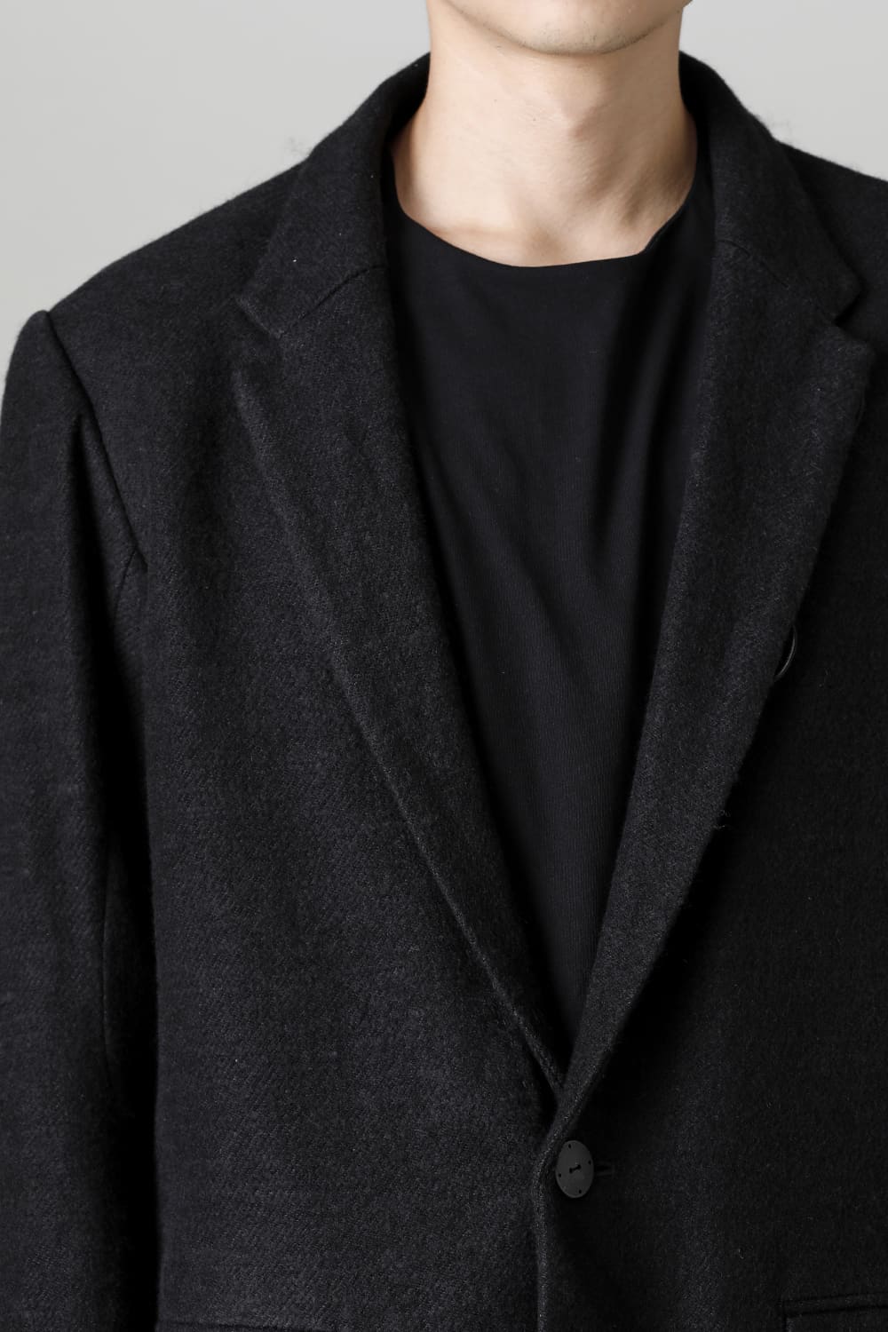 Jacket brushed cashgora linen