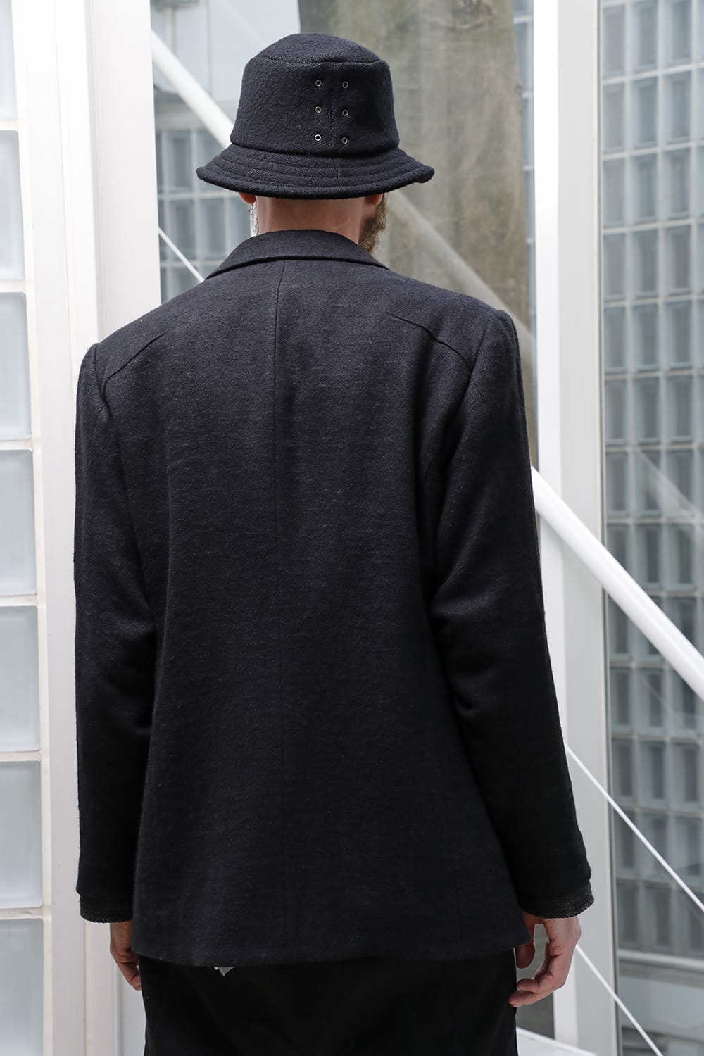 Jacket brushed cashgora linen