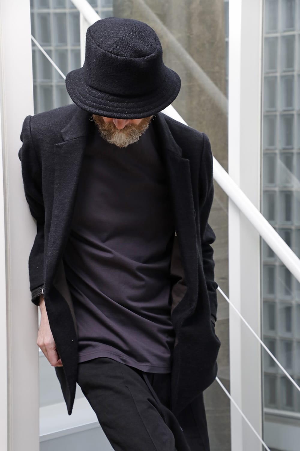 Jacket brushed cashgora linen