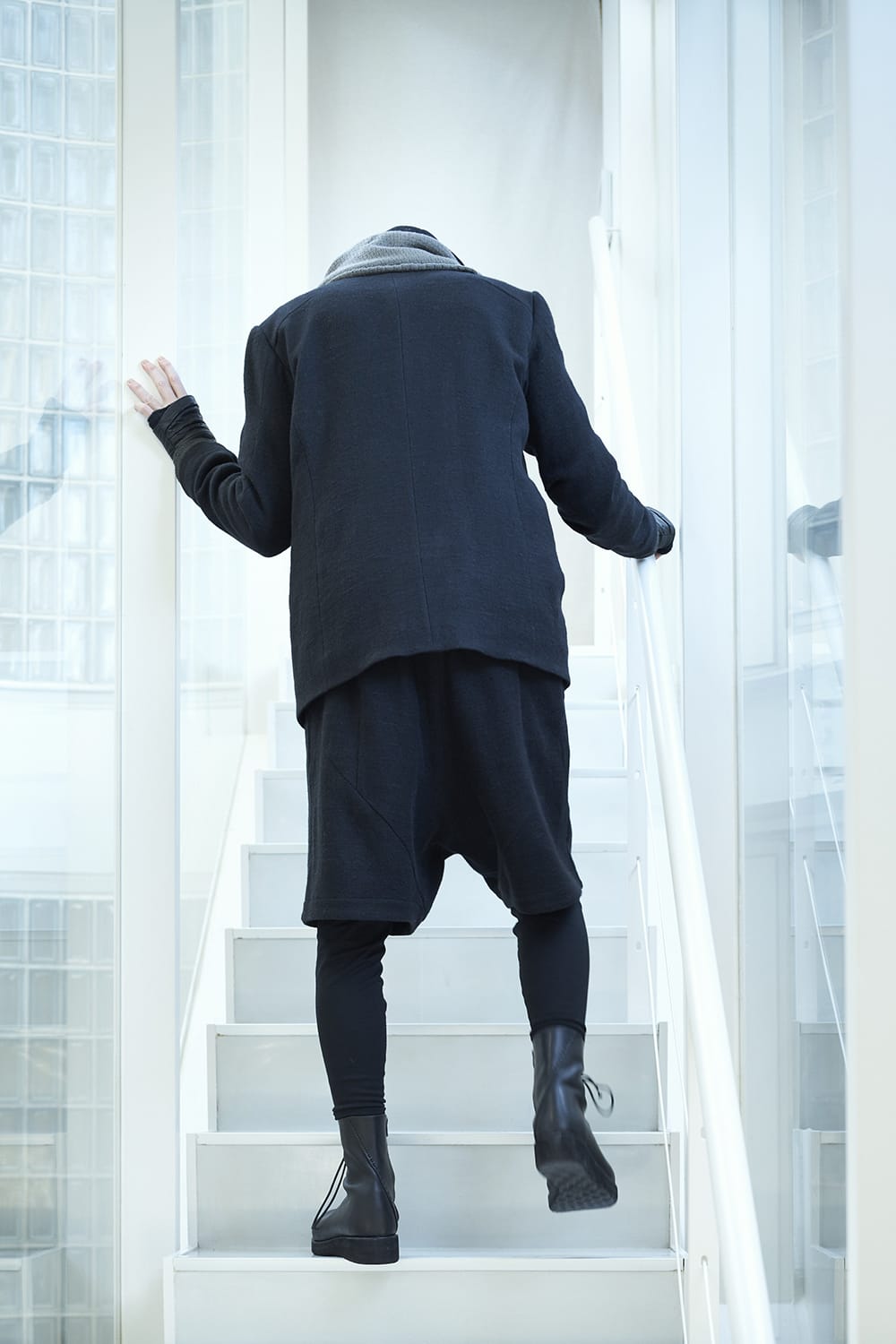 Jacket brushed cashgora linen