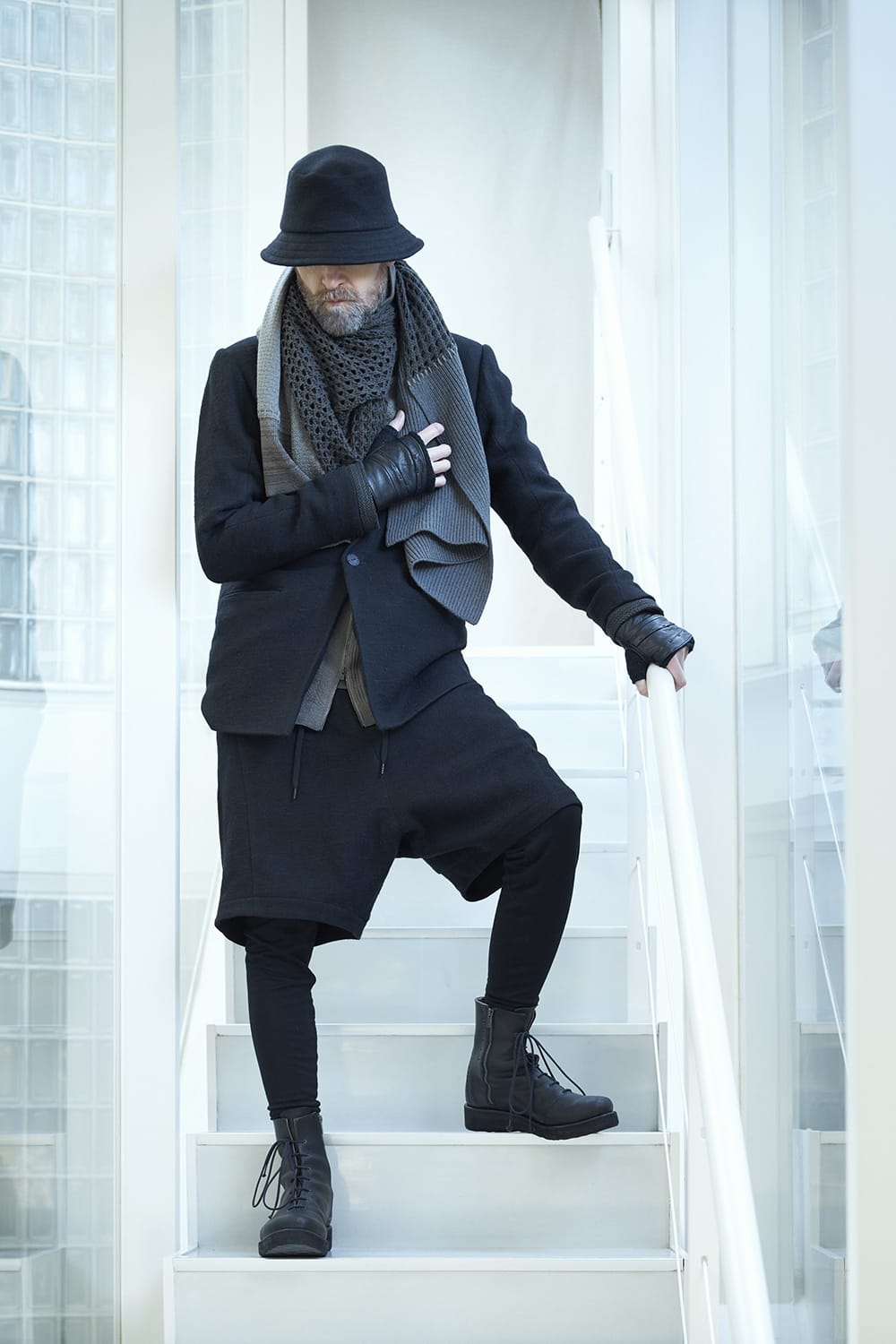 Jacket brushed cashgora linen