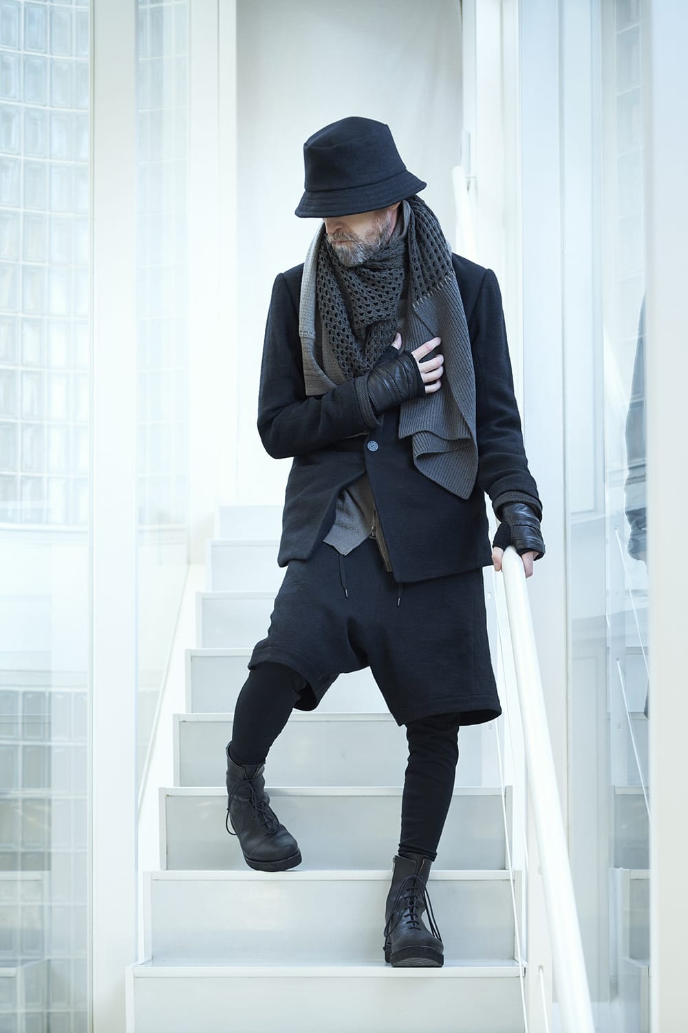 Jacket brushed cashgora linen