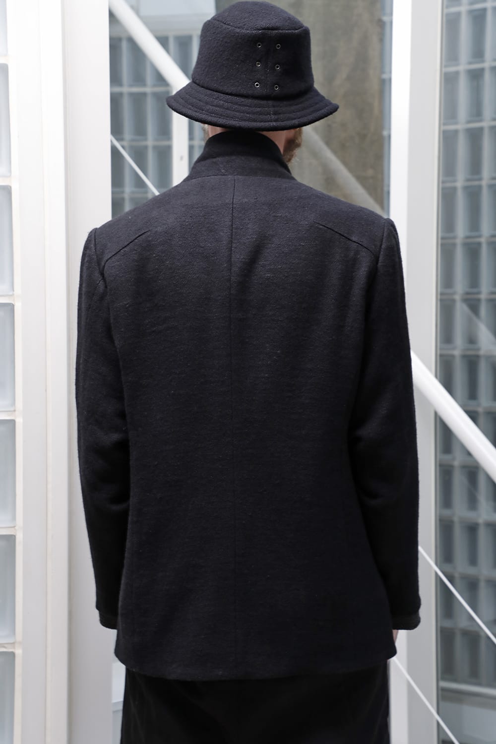 Jacket brushed cashgora linen