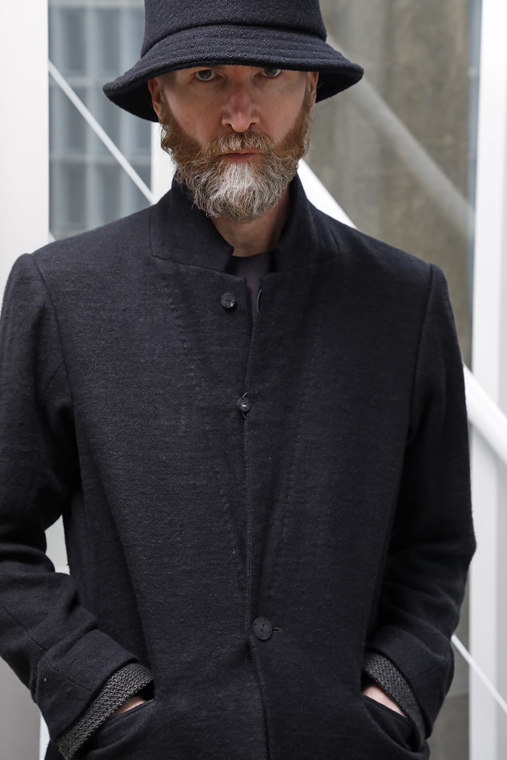 Jacket brushed cashgora linen