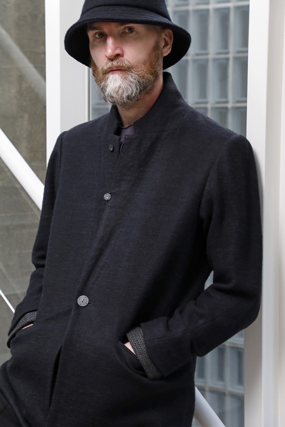 Jacket brushed cashgora linen