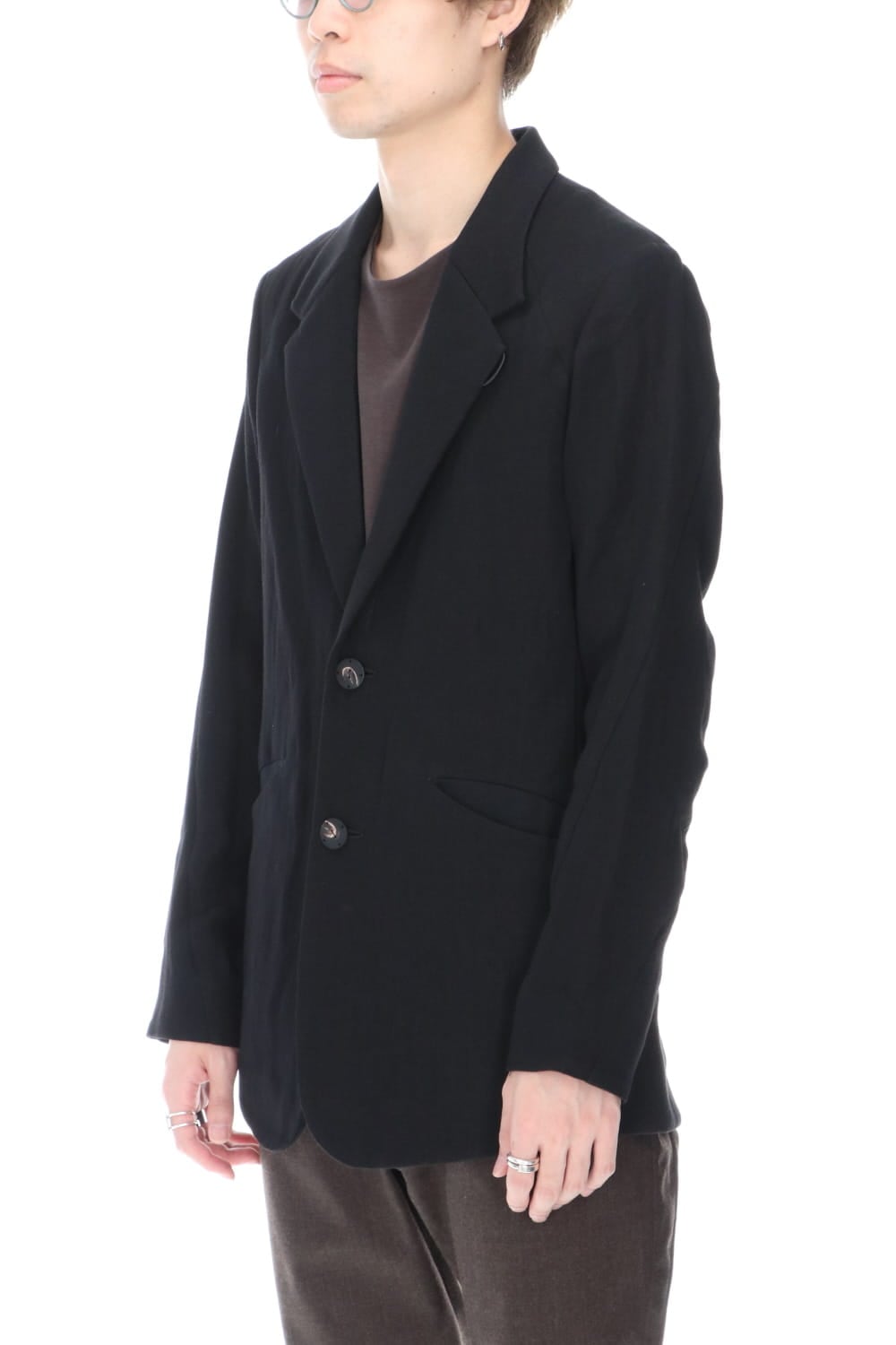 ジャケット カナパ ウール ソフト ギャバジン 