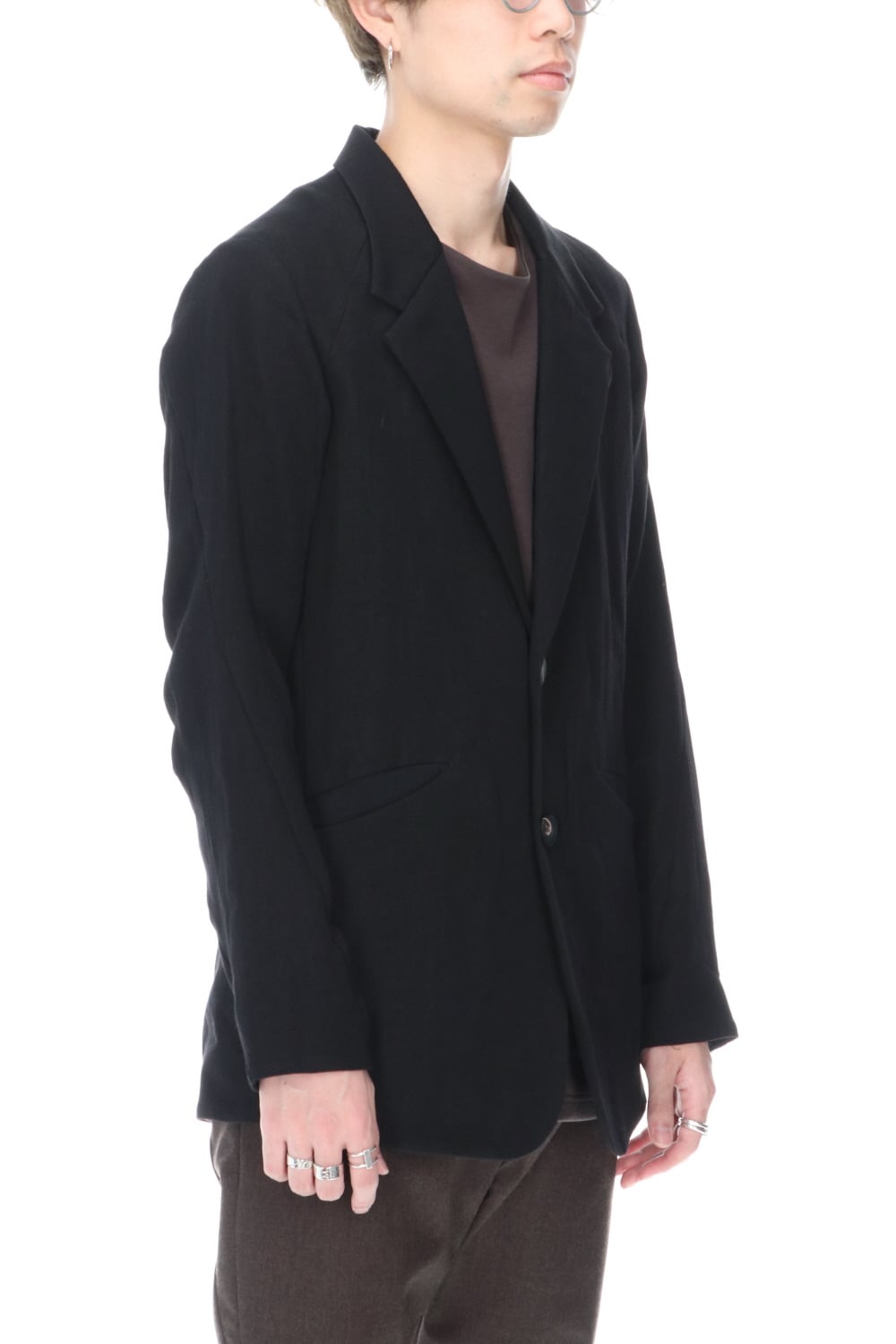 ジャケット カナパ ウール ソフト ギャバジン 