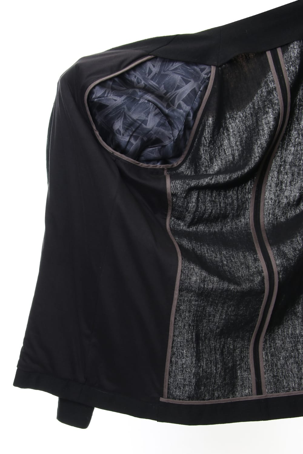 Jacket Silk Linen Canvas Sand Blast Finish