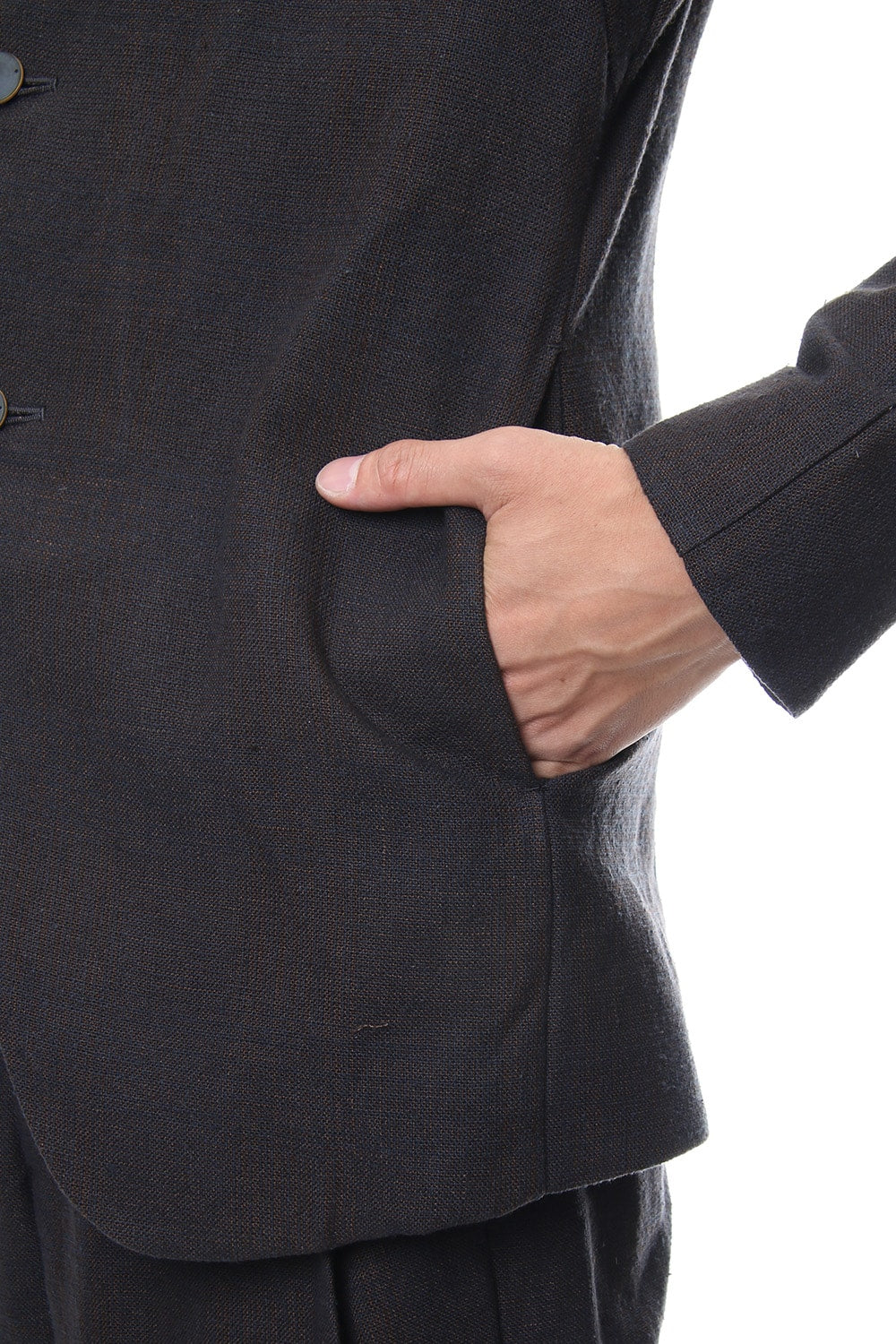 Jacket Silk/ Linen Check