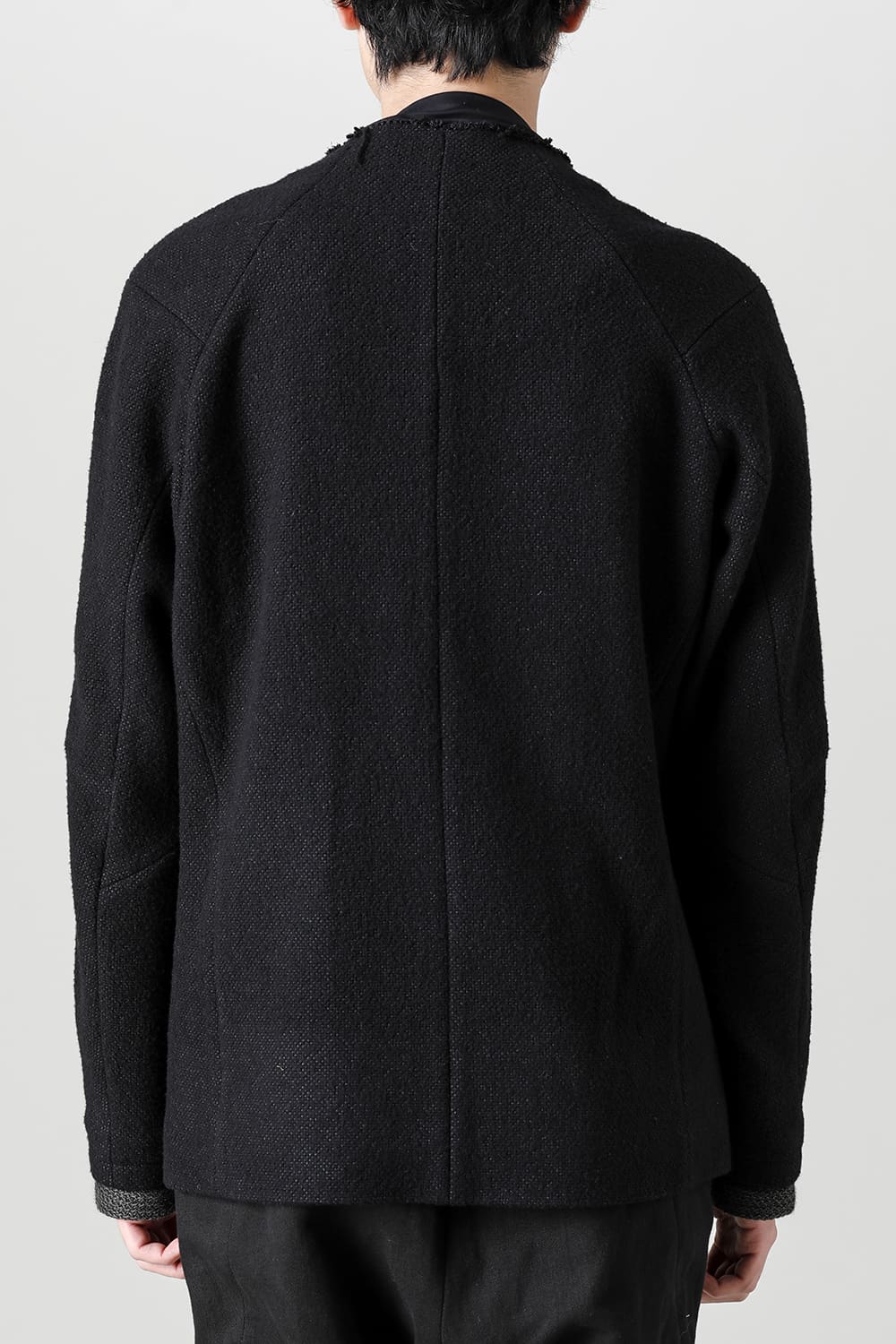 Jacket hybrid wool / silk tweed