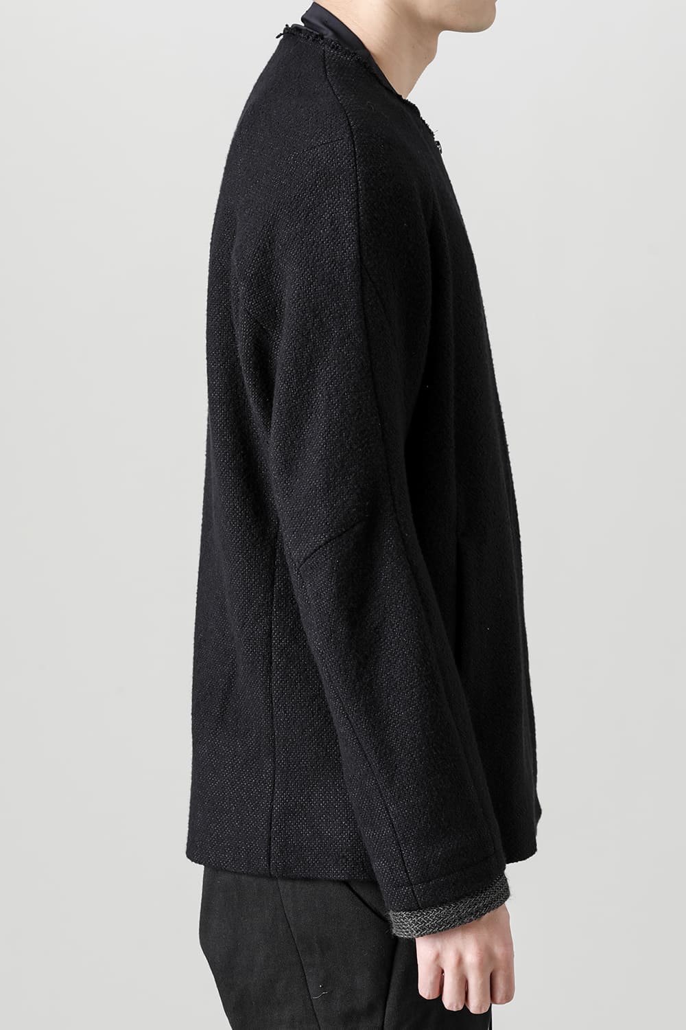 Jacket hybrid wool / silk tweed