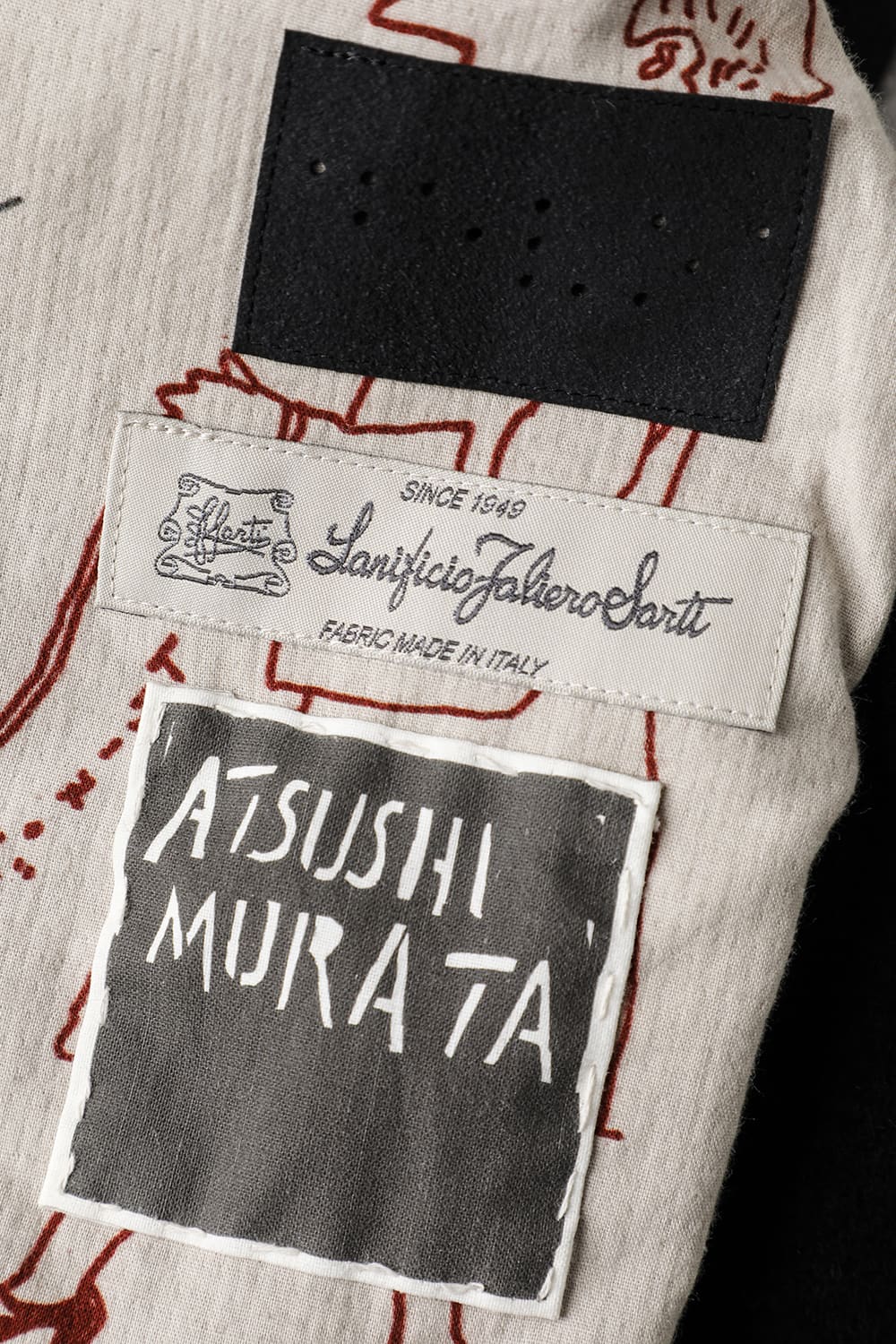 Jacket hybrid wool / silk tweed