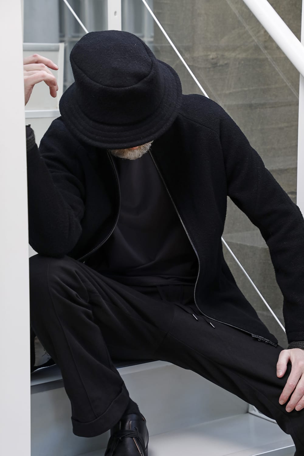 Jacket hybrid wool / silk tweed