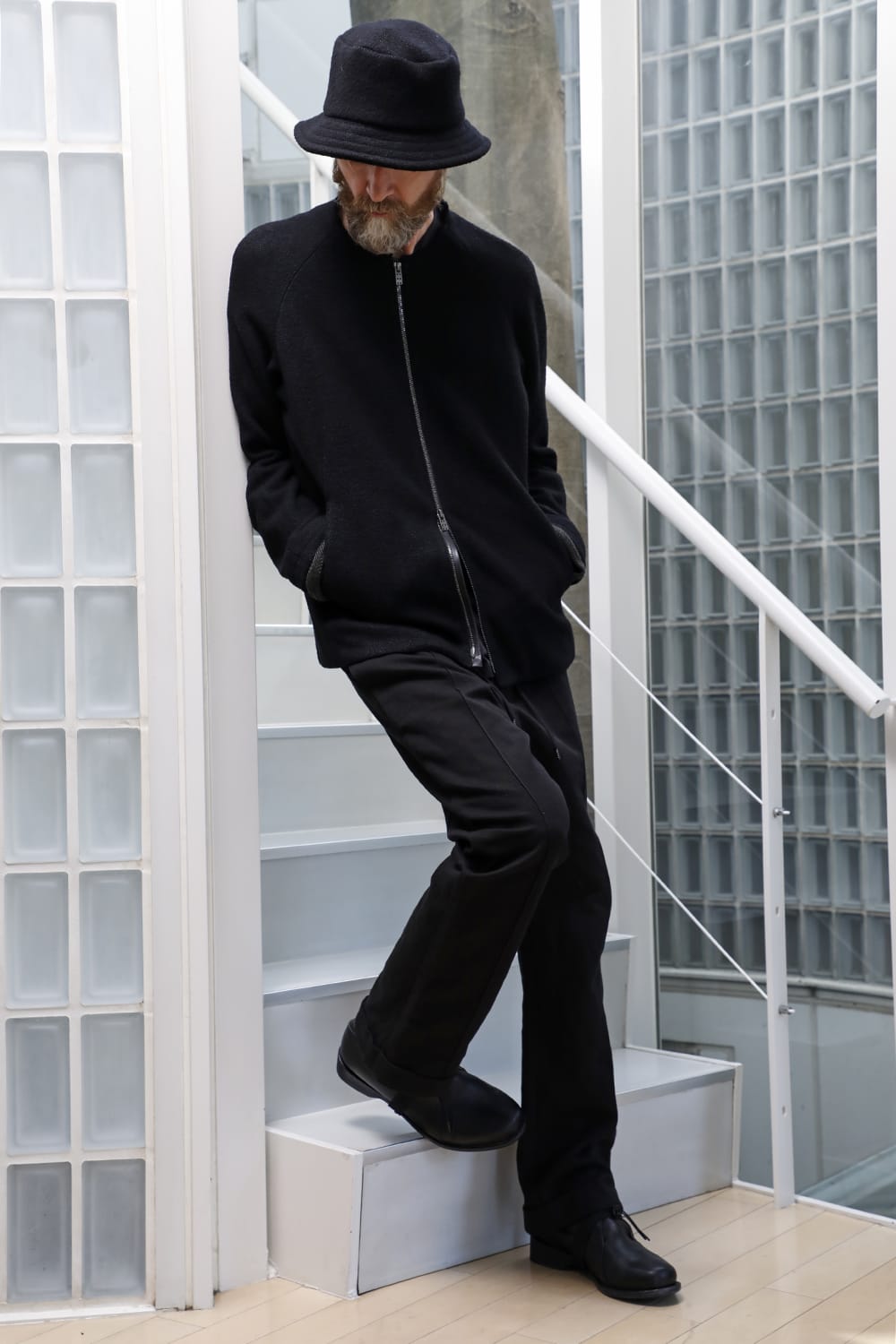 Jacket hybrid wool / silk tweed