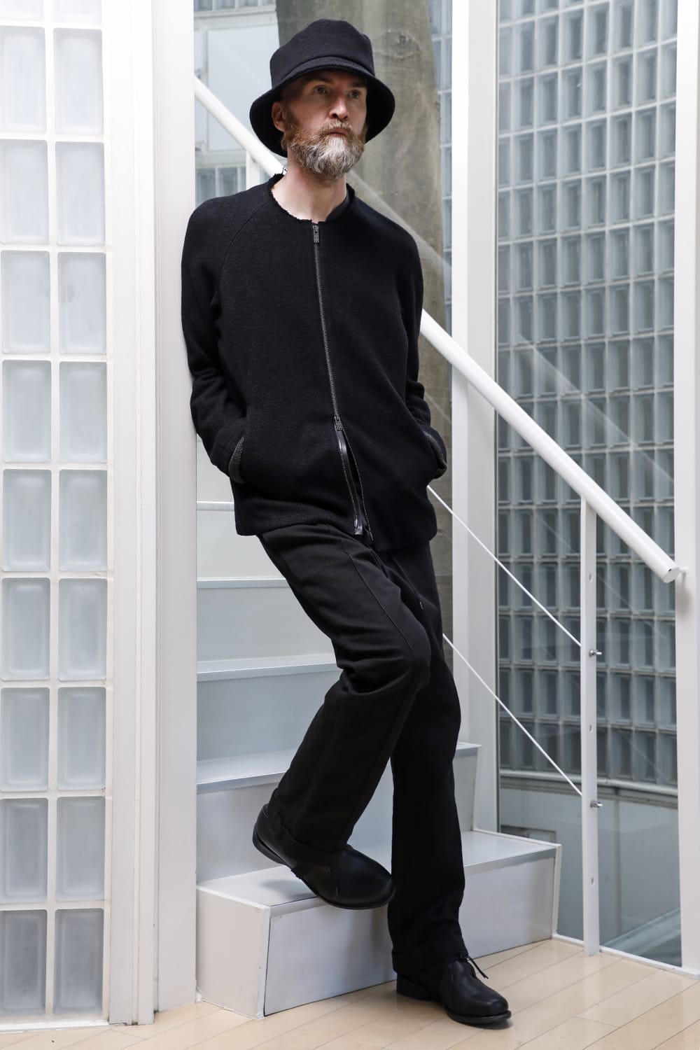 Jacket hybrid wool / silk tweed