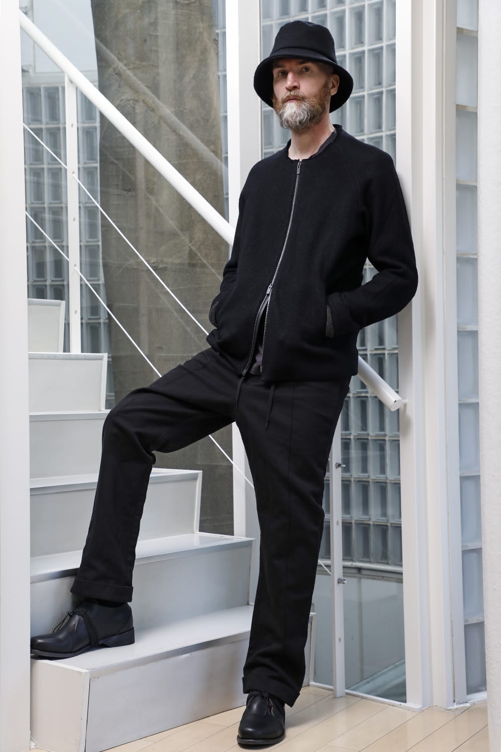 Jacket hybrid wool / silk tweed