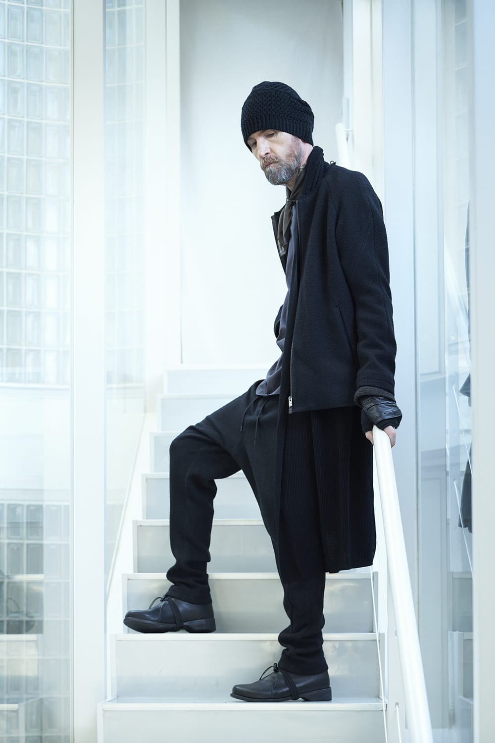 Jacket hybrid wool / silk tweed