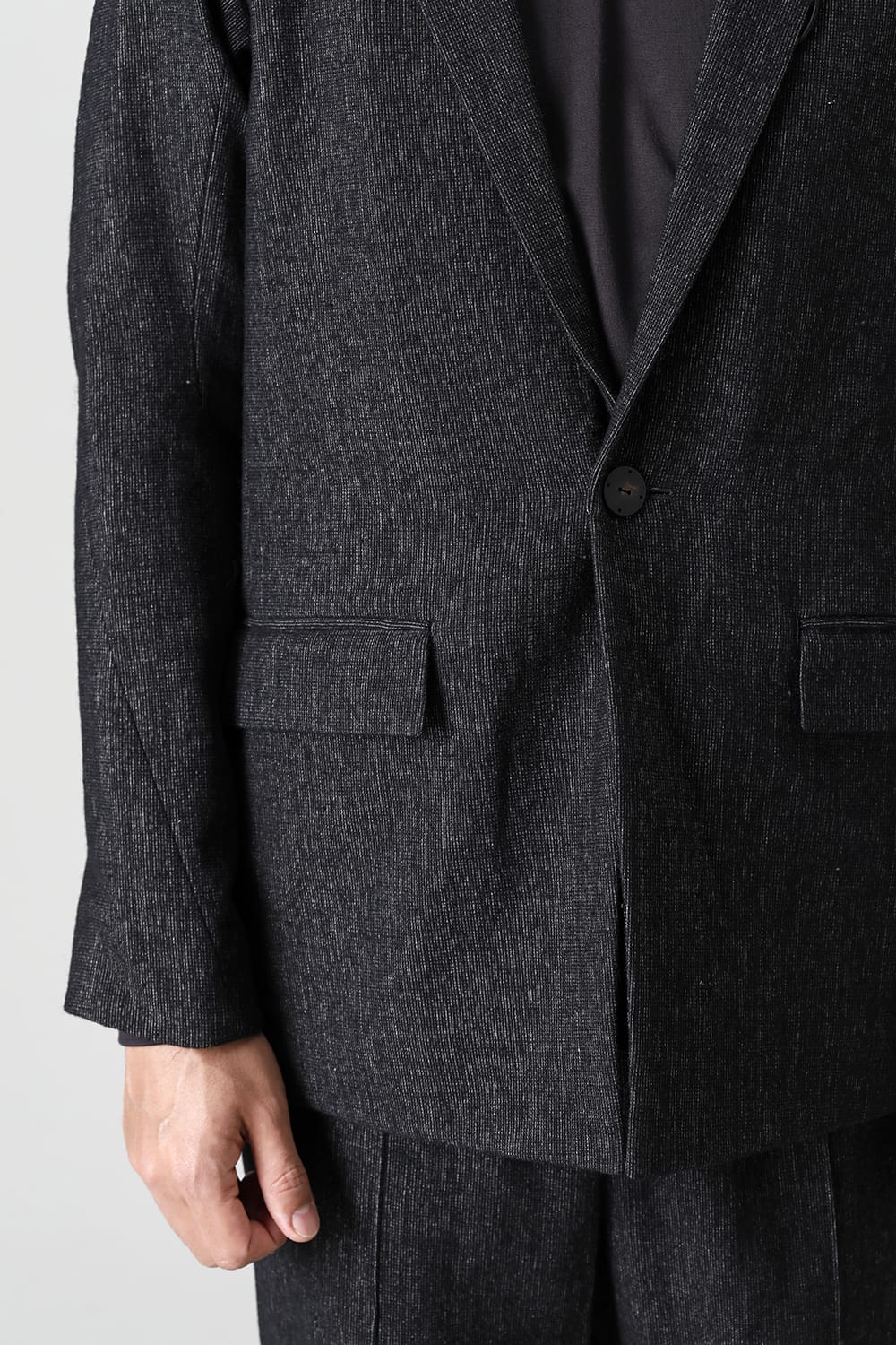 ジャケット シェットランド ウール / リネン