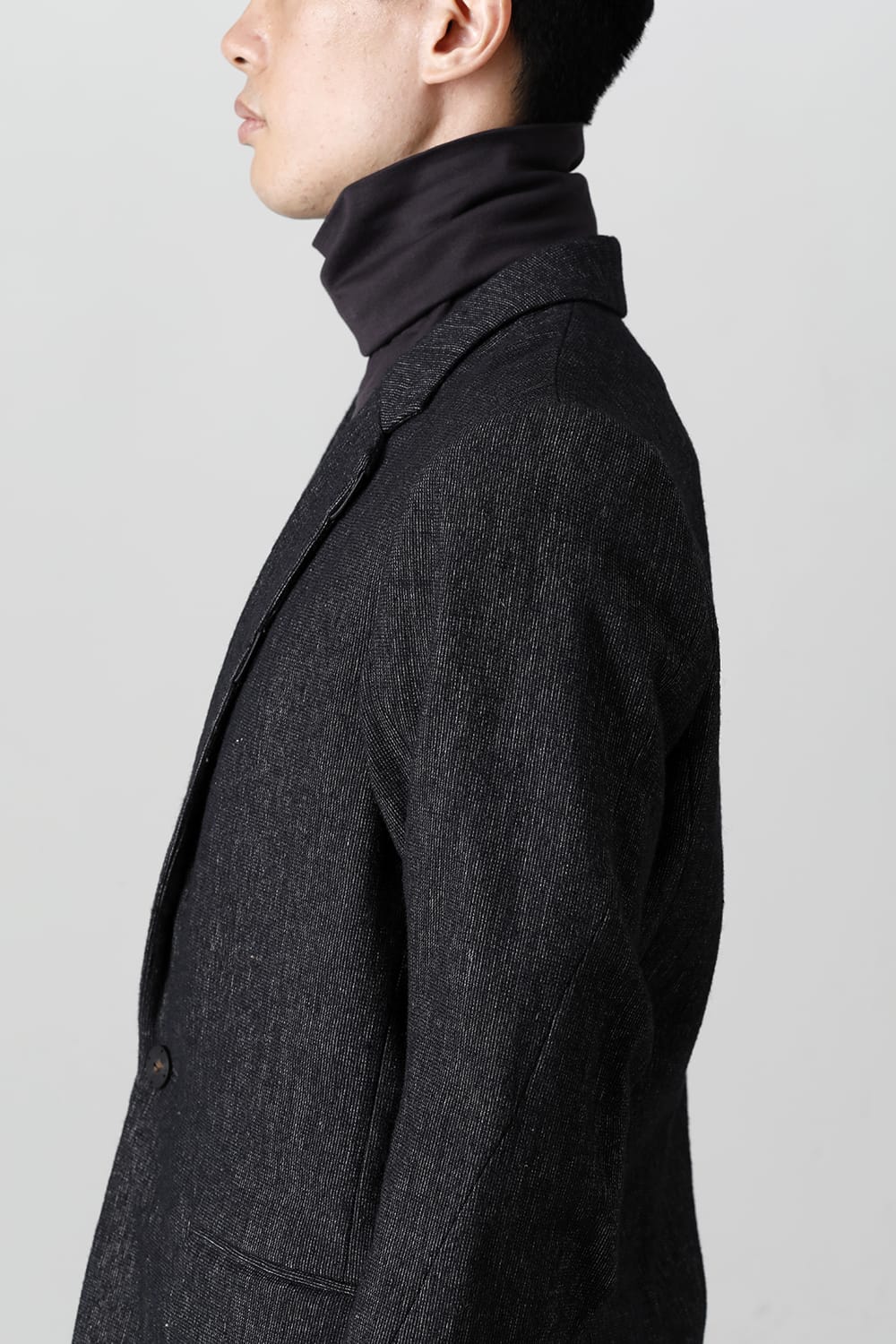 ジャケット シェットランド ウール / リネン