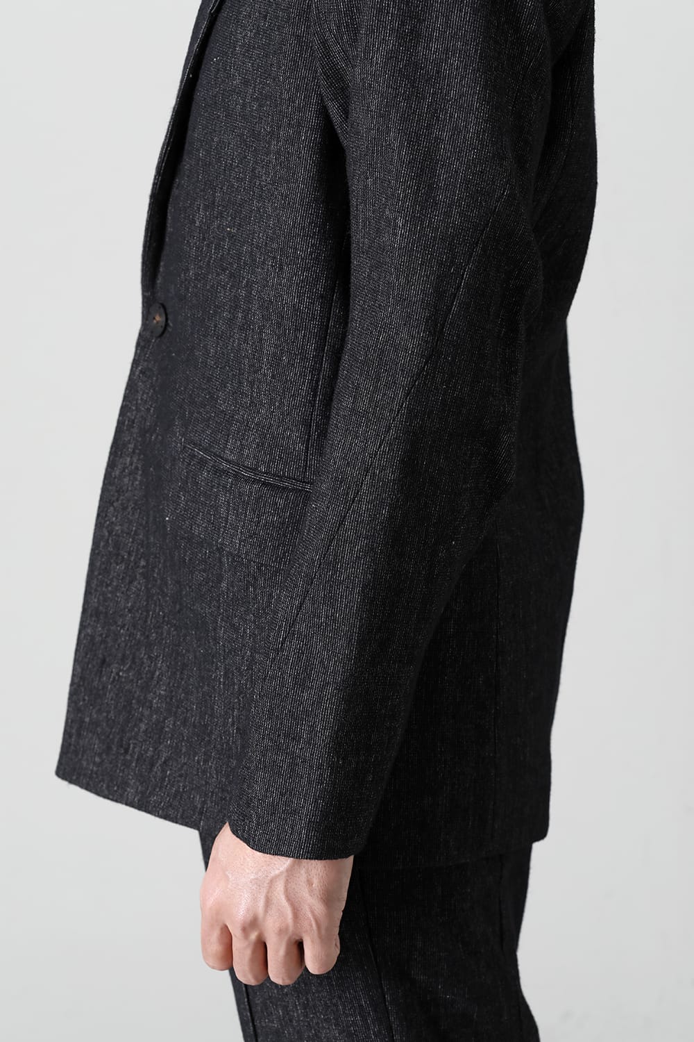 ジャケット シェットランド ウール / リネン