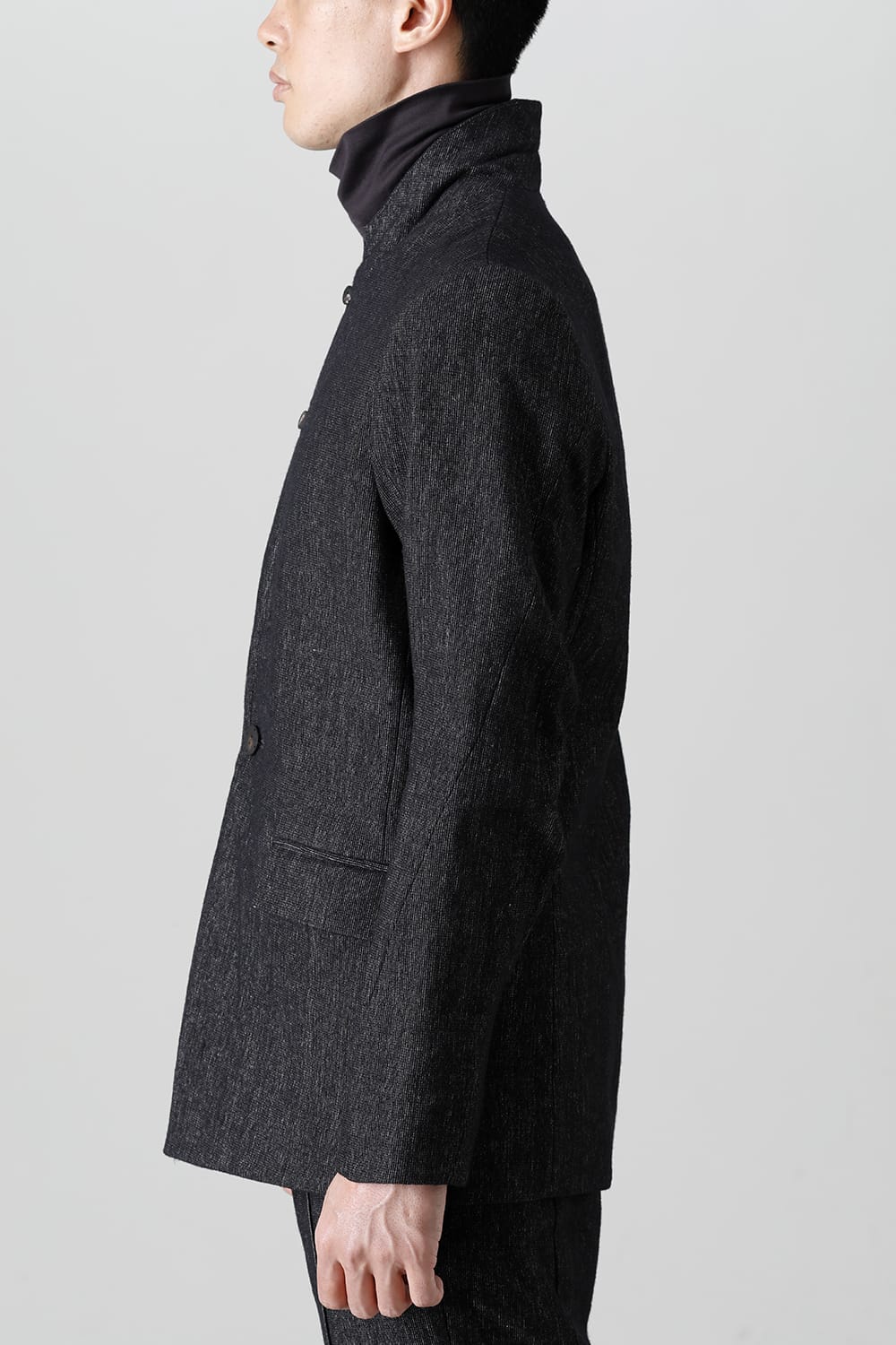 ジャケット シェットランド ウール / リネン