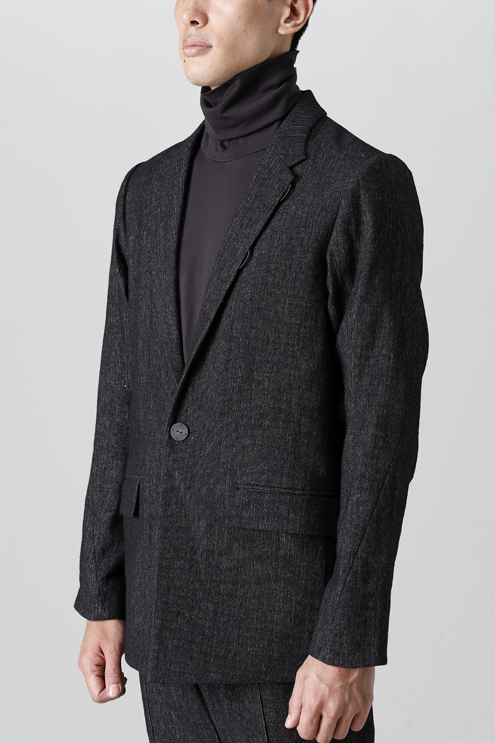 ジャケット シェットランド ウール / リネン