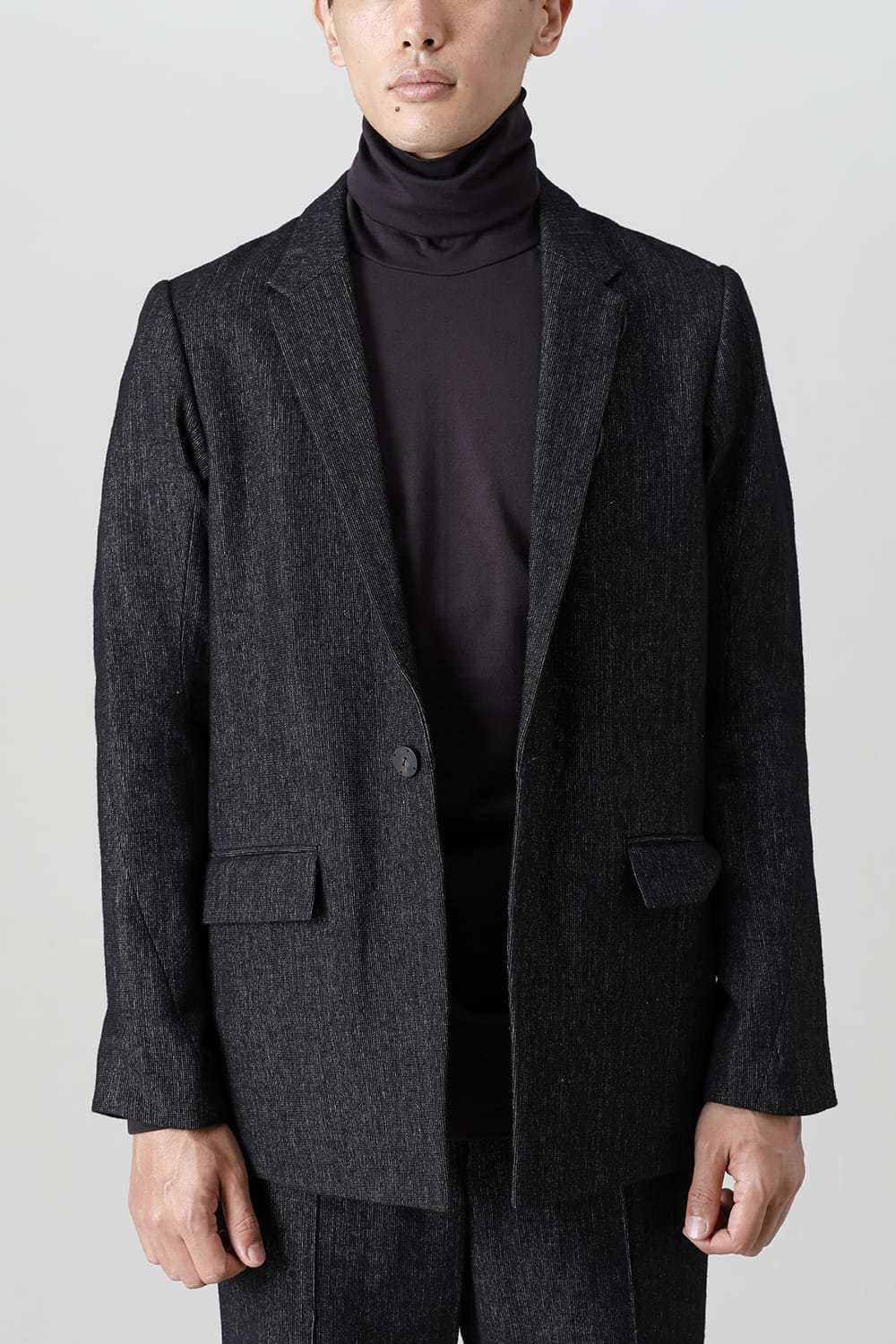 ジャケット シェットランド ウール / リネン