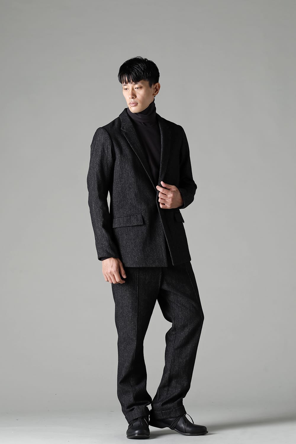 ジャケット シェットランド ウール / リネン