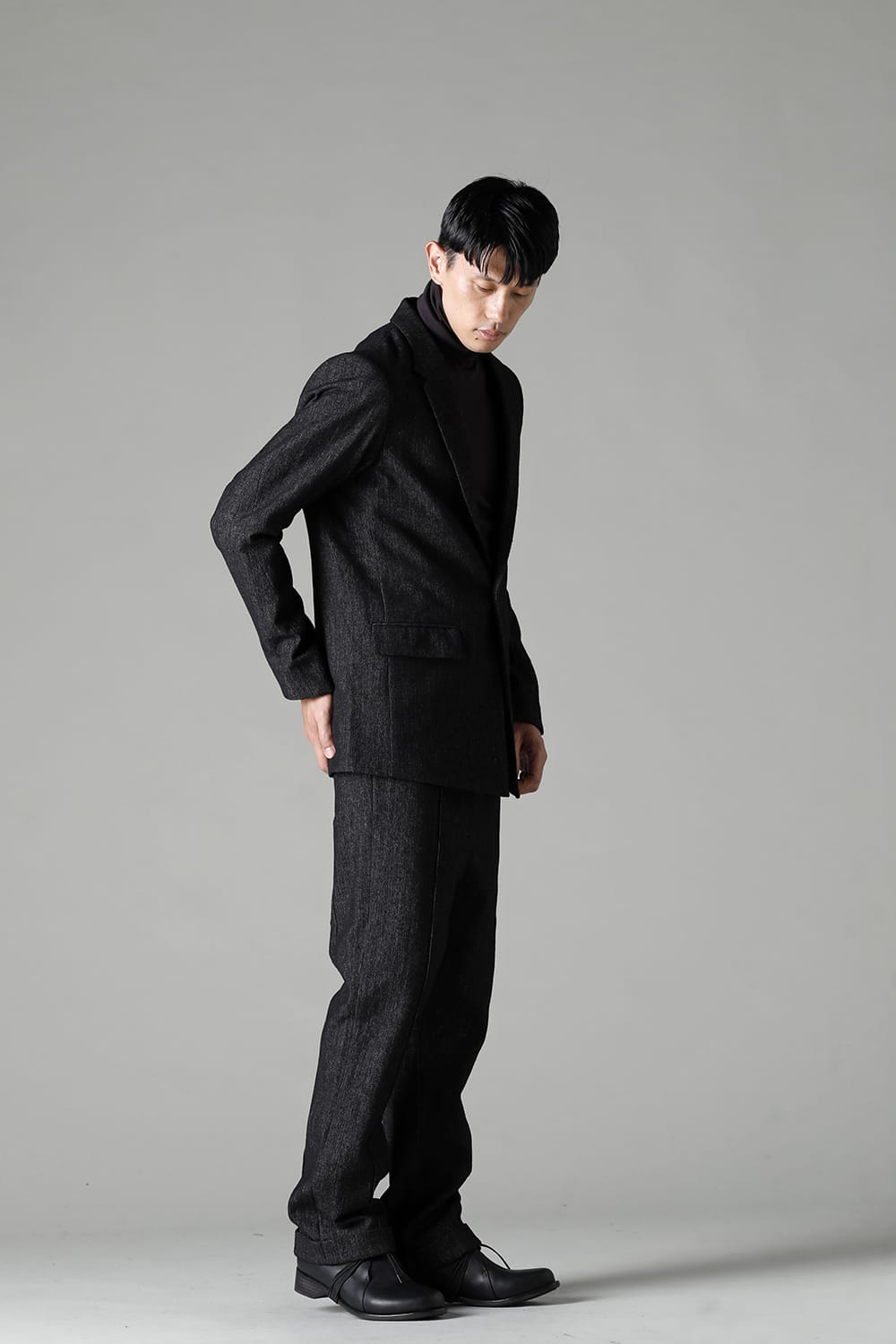 ジャケット シェットランド ウール / リネン