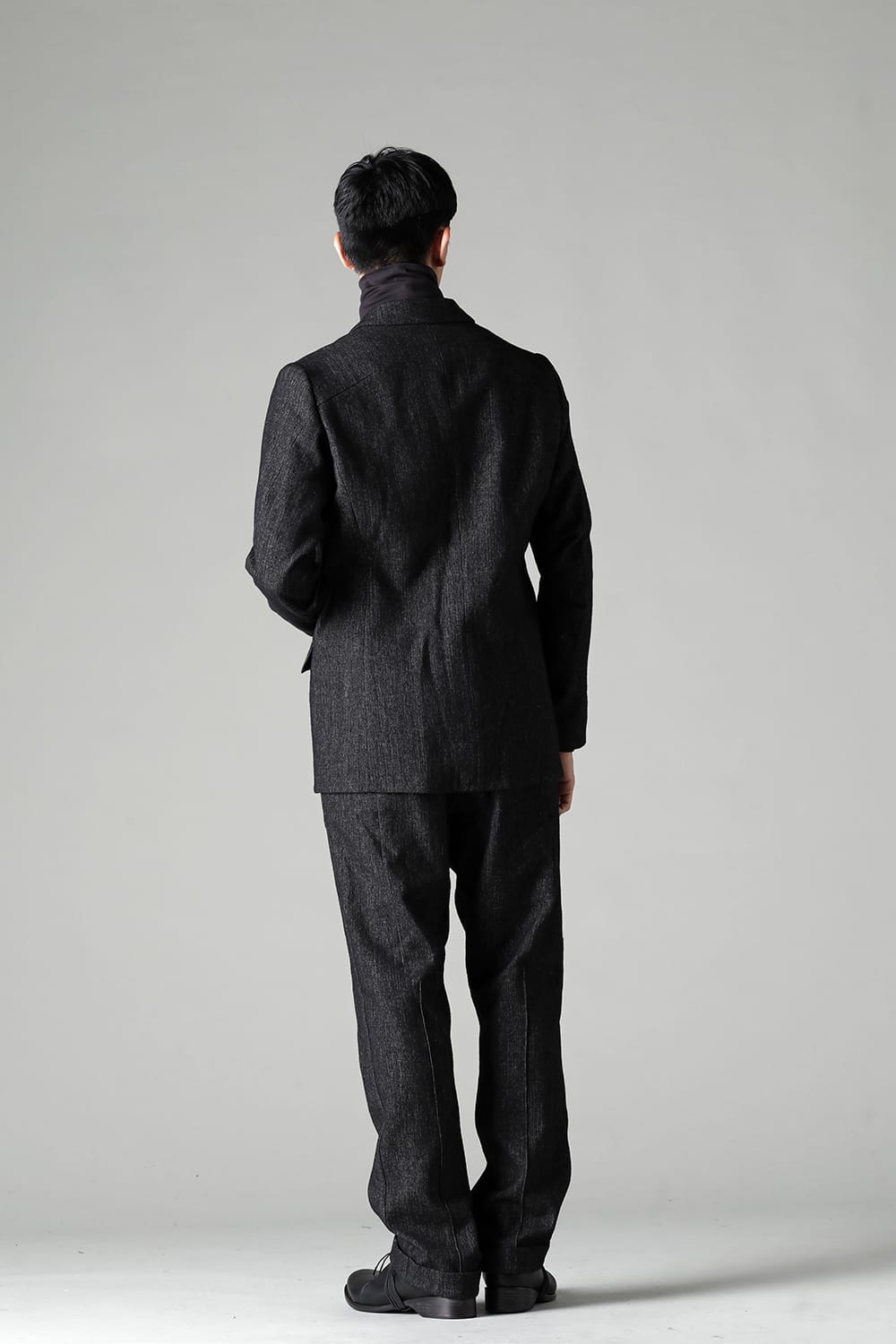 ジャケット シェットランド ウール / リネン